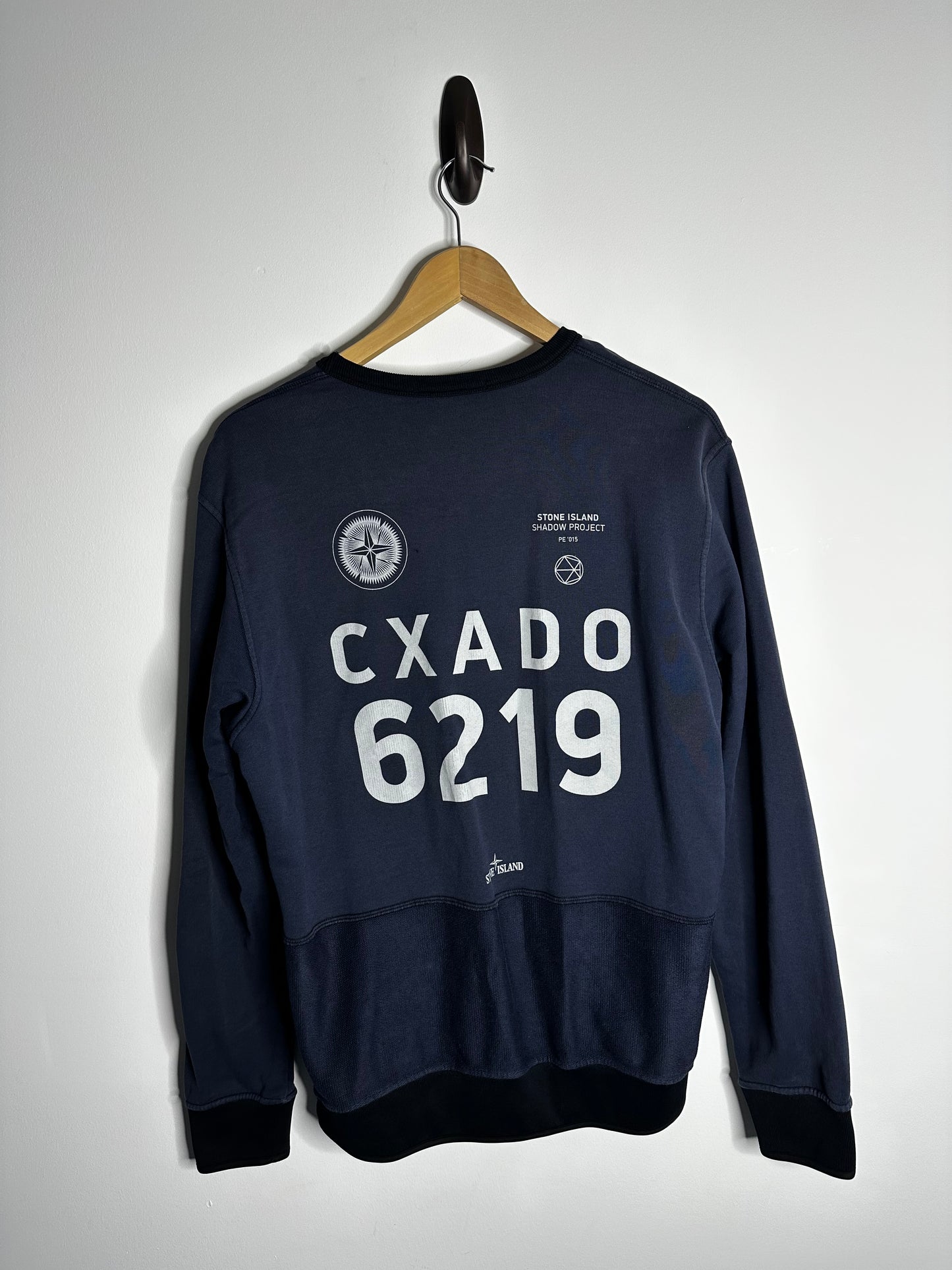 Stone Island Navy Shadow Project Sweatshirt - Small