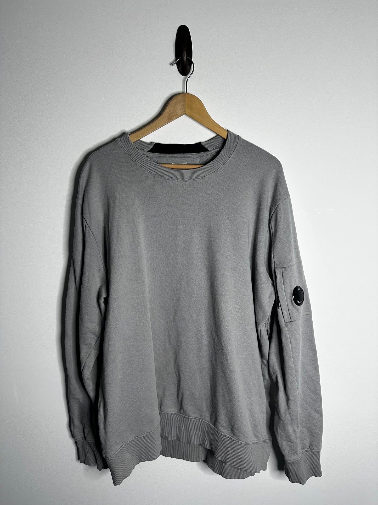 C.P. Company Grey Arm Lens Sweatshirt - XXXL