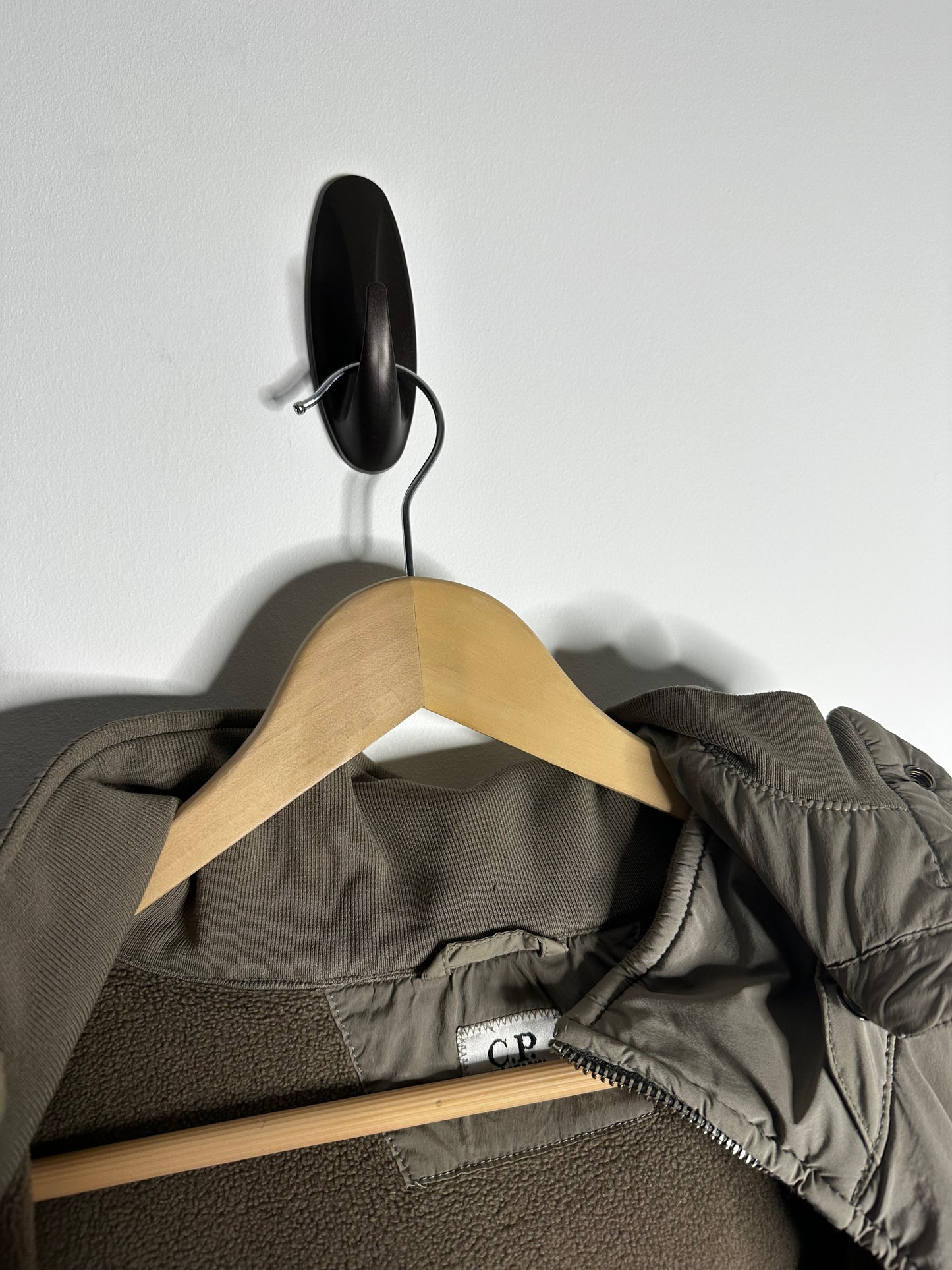 C.P. Company Tan Fleece Lined Nycra Stretch Goggle Jacket - XXXL