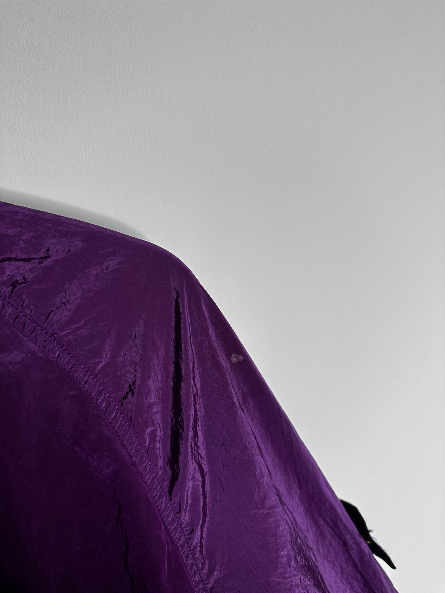 Stone Island Purple Nylon Metal Pullover Smock - Large