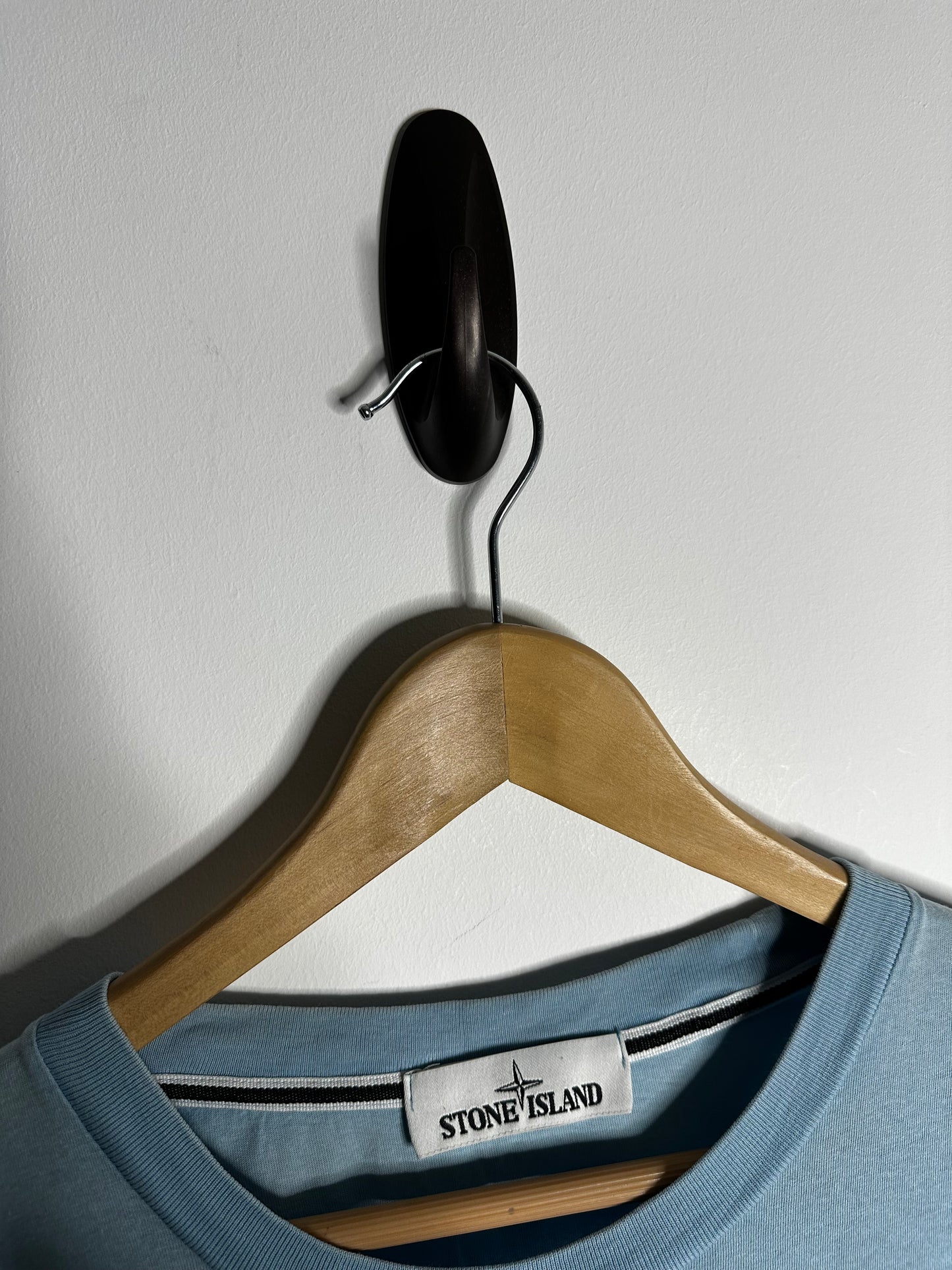 Stone Island Blue Compass Print T - Shirt - Extra Large