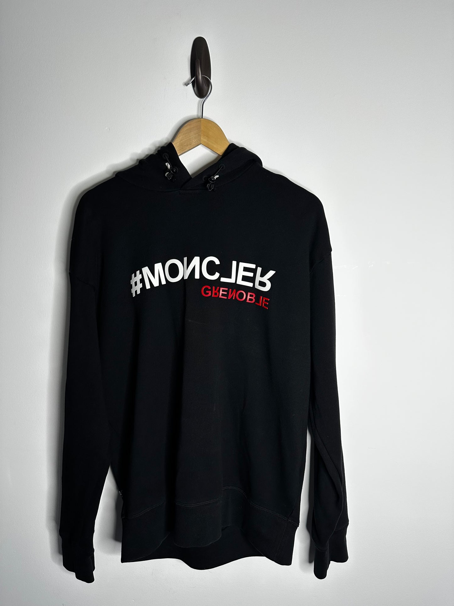 Moncler Grenoble Black Pullover Hoodie - Medium