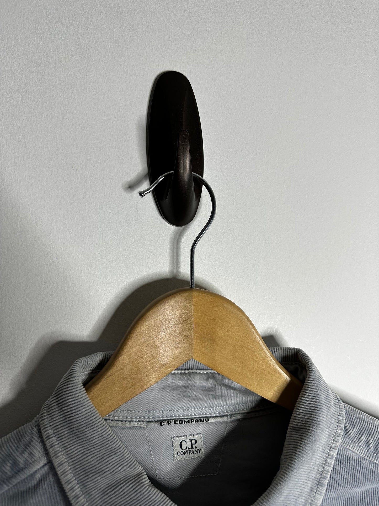 C.P. Company Light Blue Corduroy Overshirt - Large