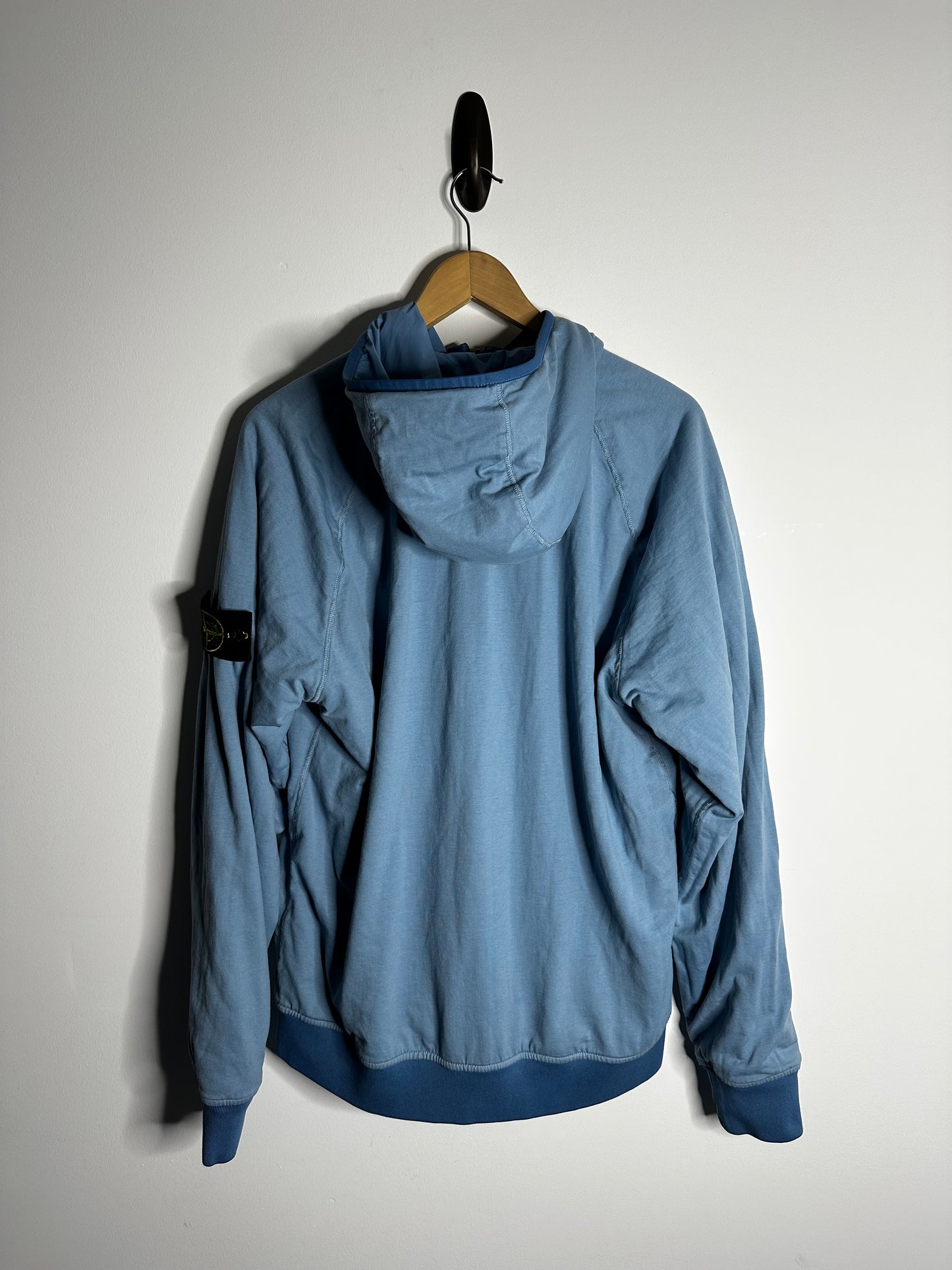 Stone Island Light Blue Comfort Tech Polartec Reversible Jacket - Medium