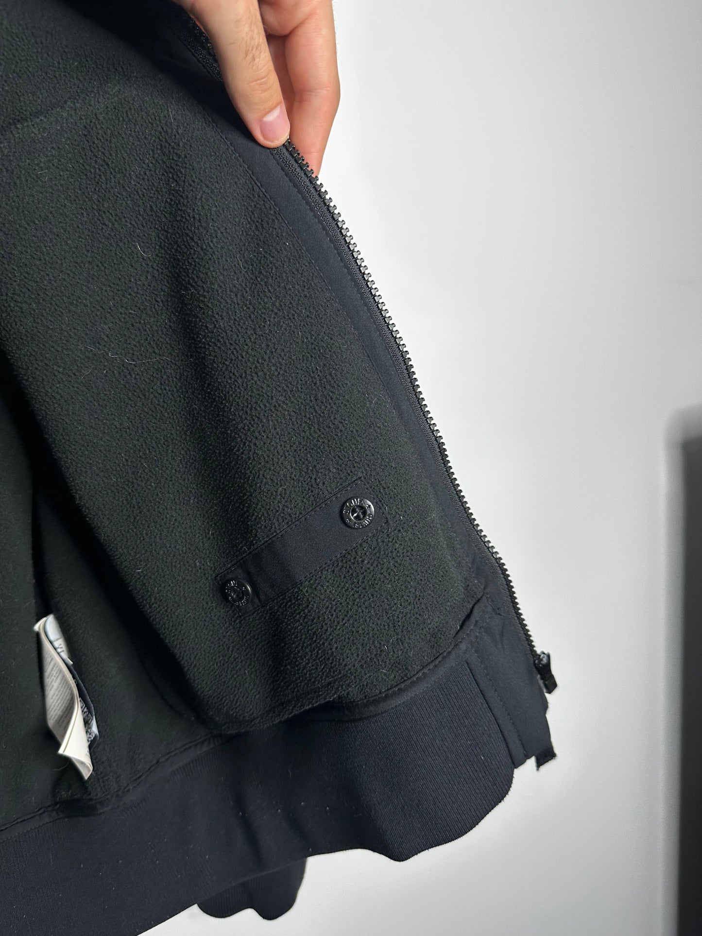 Stone Island Black Soft Shell - R Jacket - Extra Large