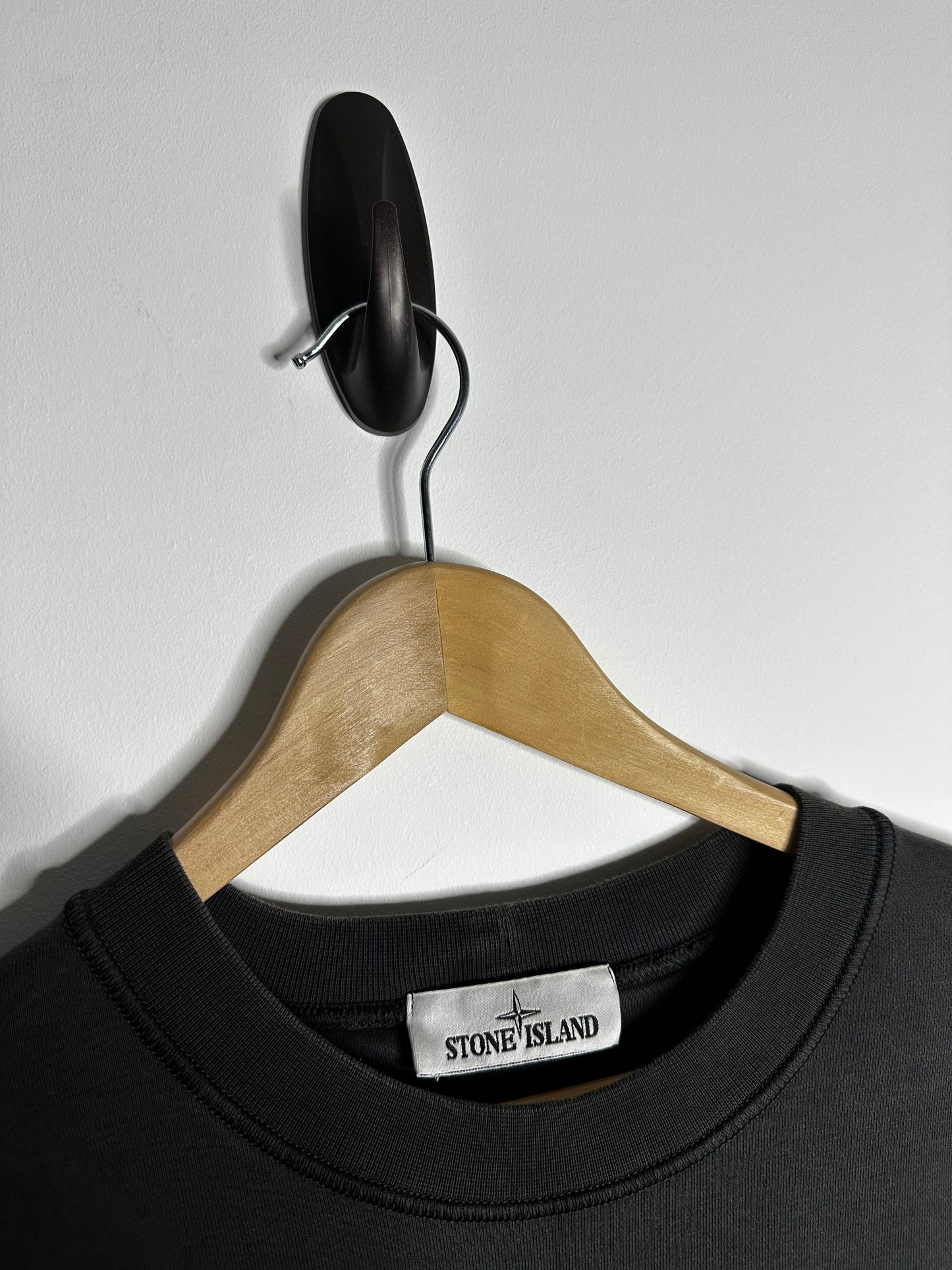 Stone Island Grey Crewneck Sweatshirt - Large