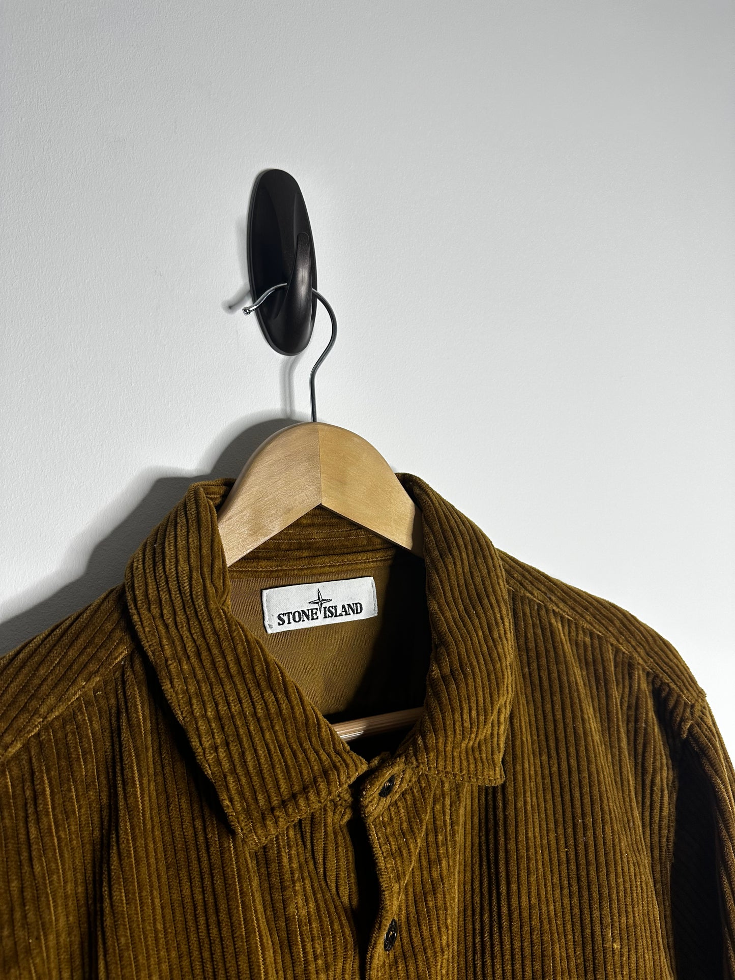 Stone Island Brown Corduroy Shirt - Extra Large