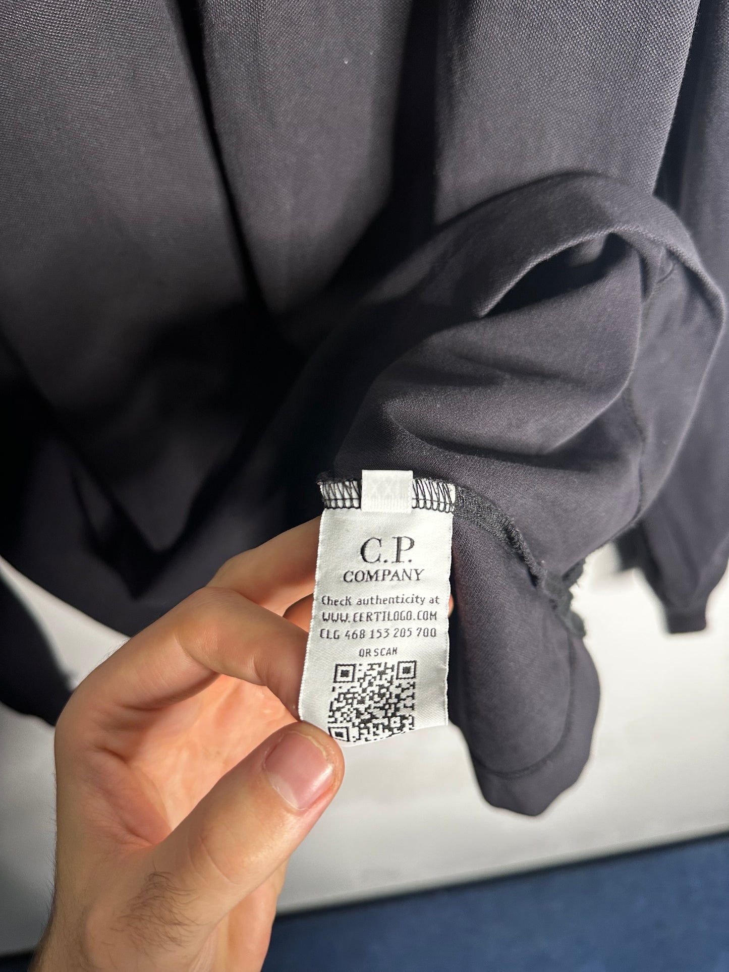 C.P. Company Black Lightweight Quarter Zip Jumper - XXL