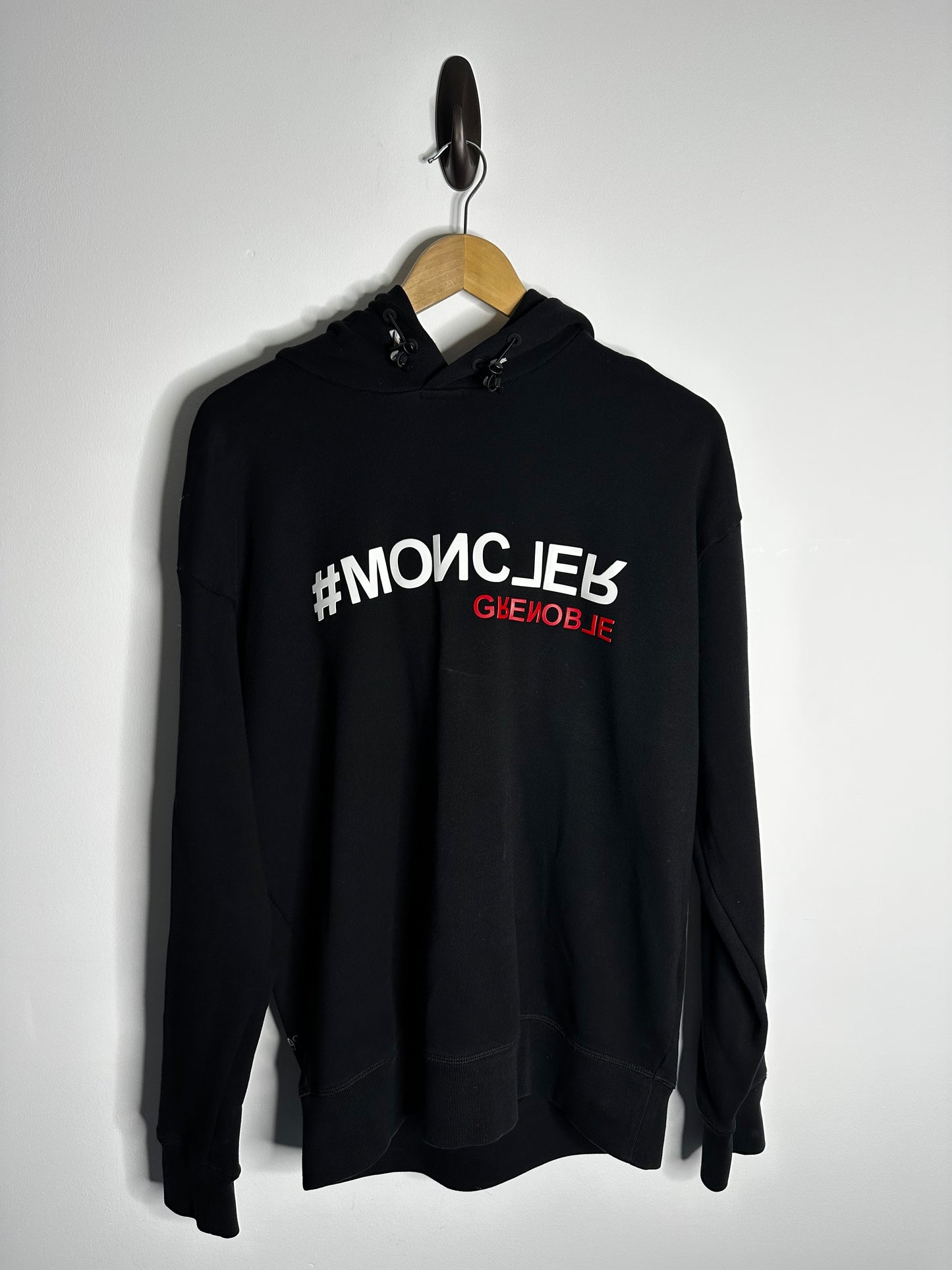 Moncler Grenoble Black Pullover Hoodie - Medium