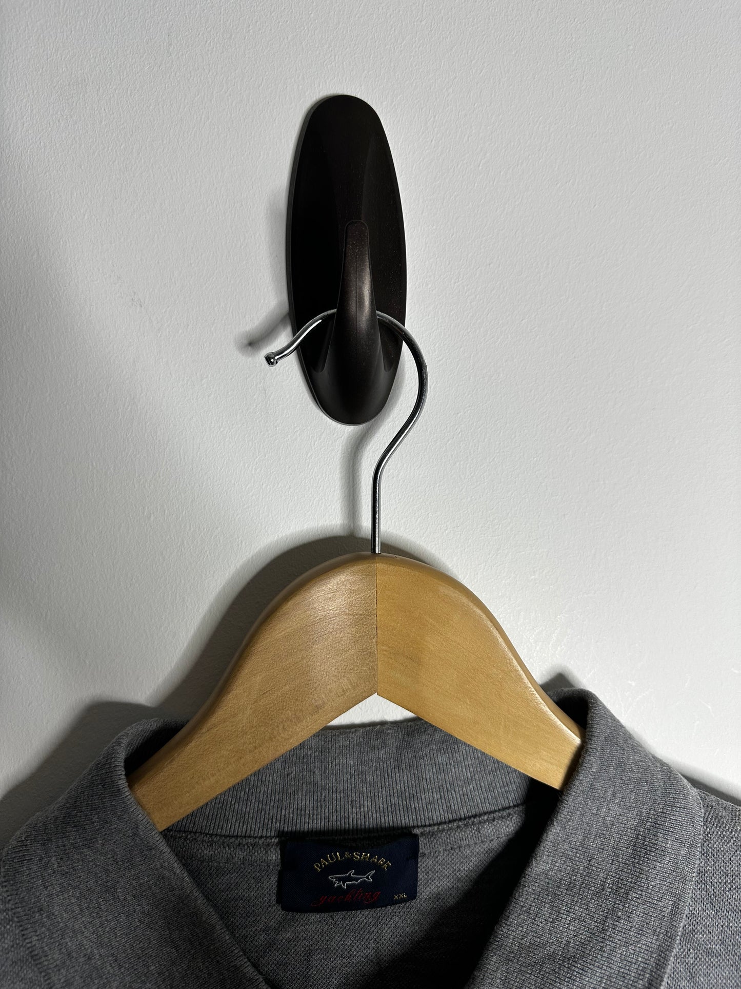 Paul & Shark Grey Long Sleeve Polo Shirt - XXL