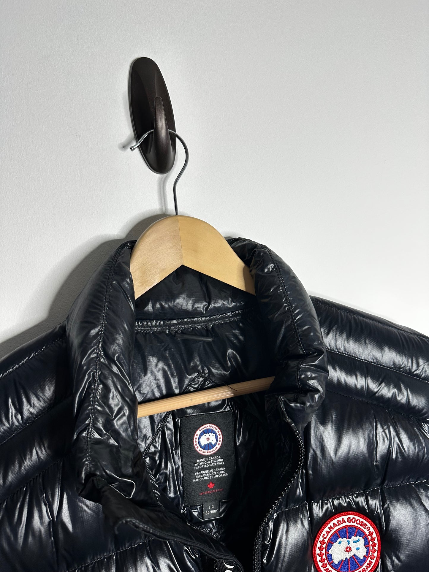 Canada Goose Black Crofton Down Gilet - Large