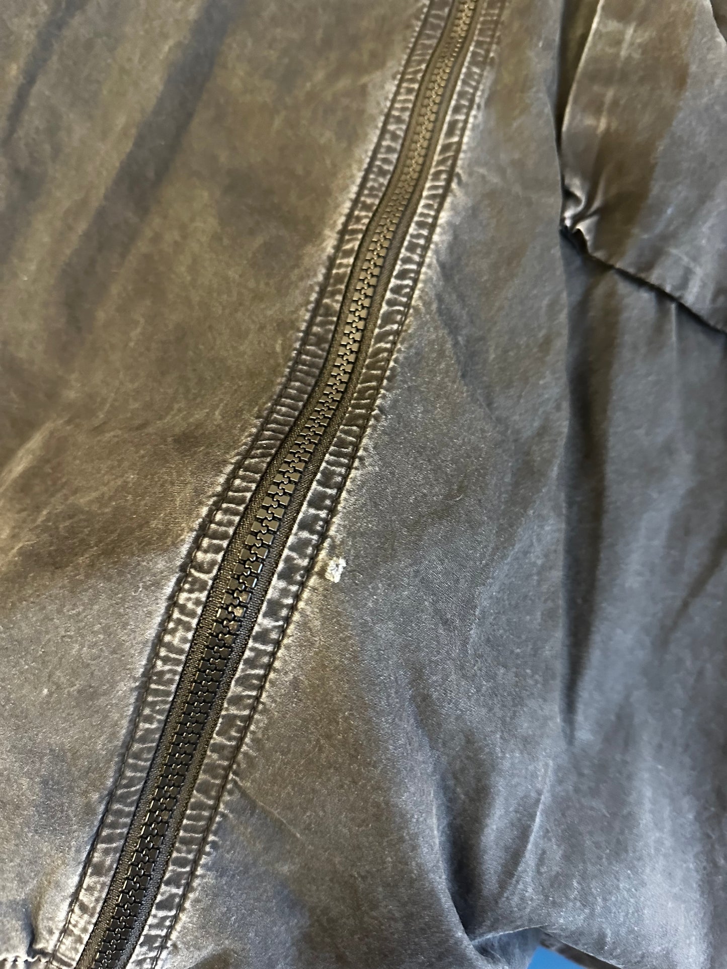 Stone Island Black Garment Dyed Overshirt - Large