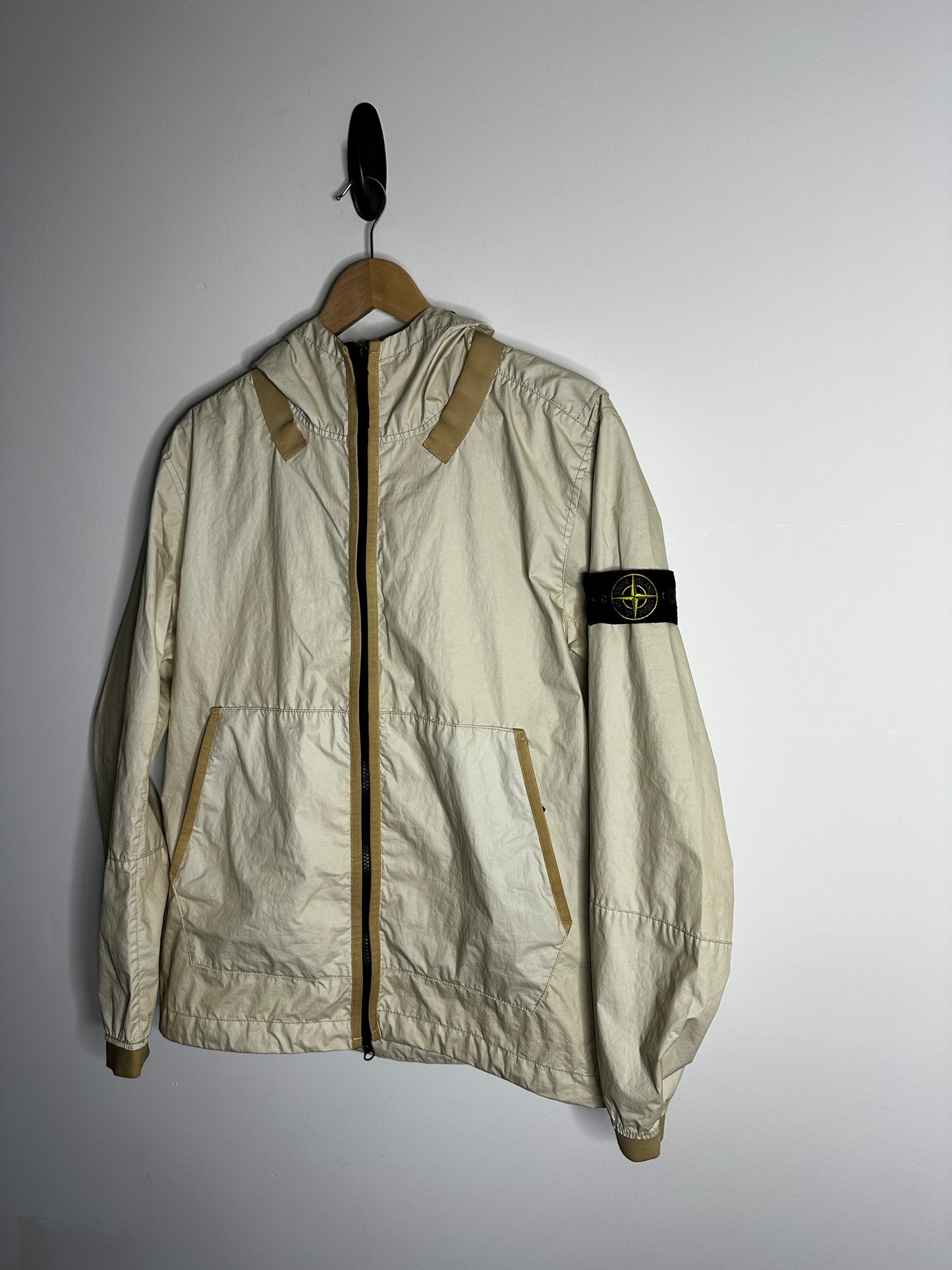 Stone Island Peach Membrana 3L TC Hooded Jacket - Medium