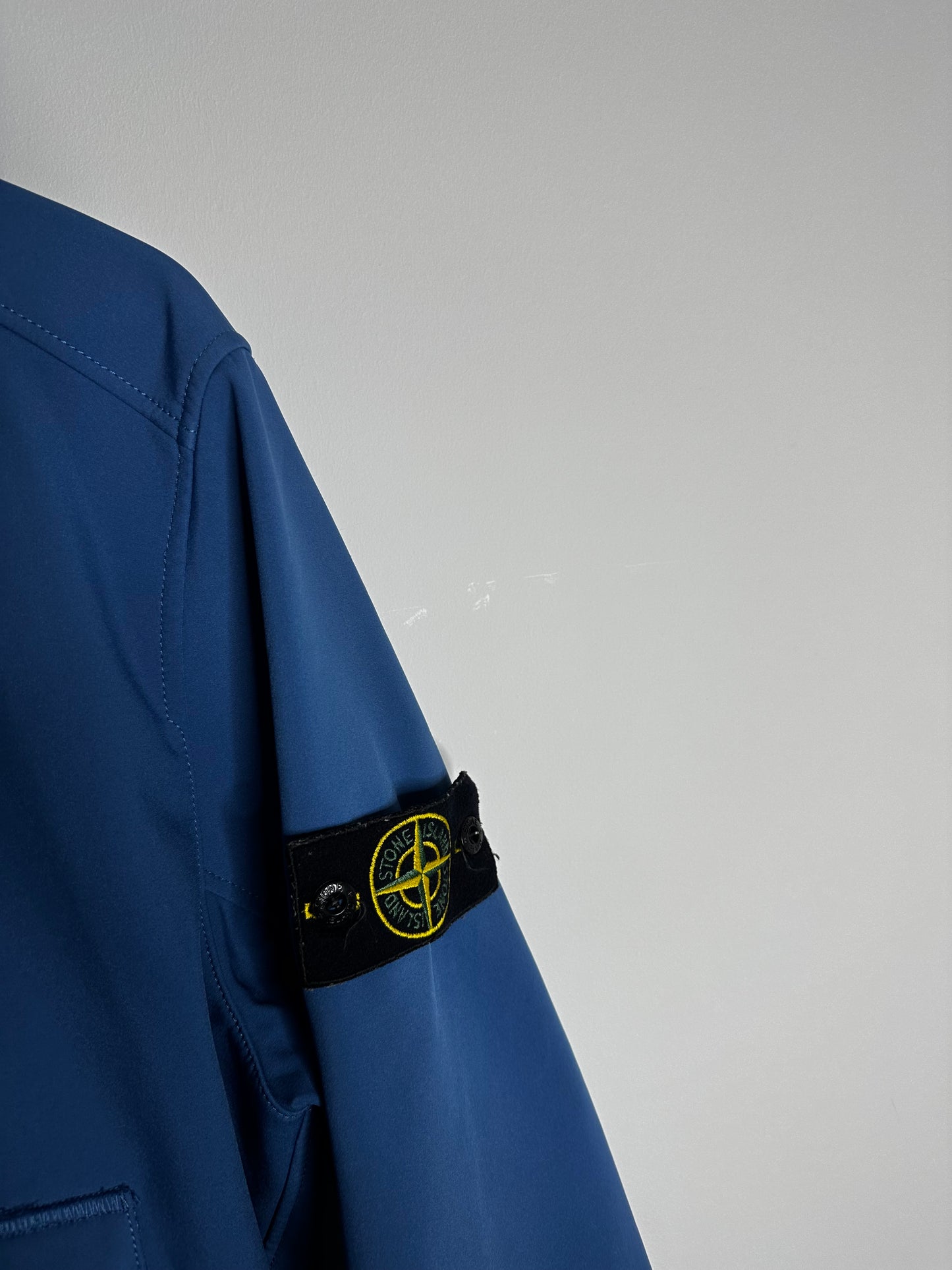 Stone Island Light Blue Soft Shell - R Jacket - Extra Large