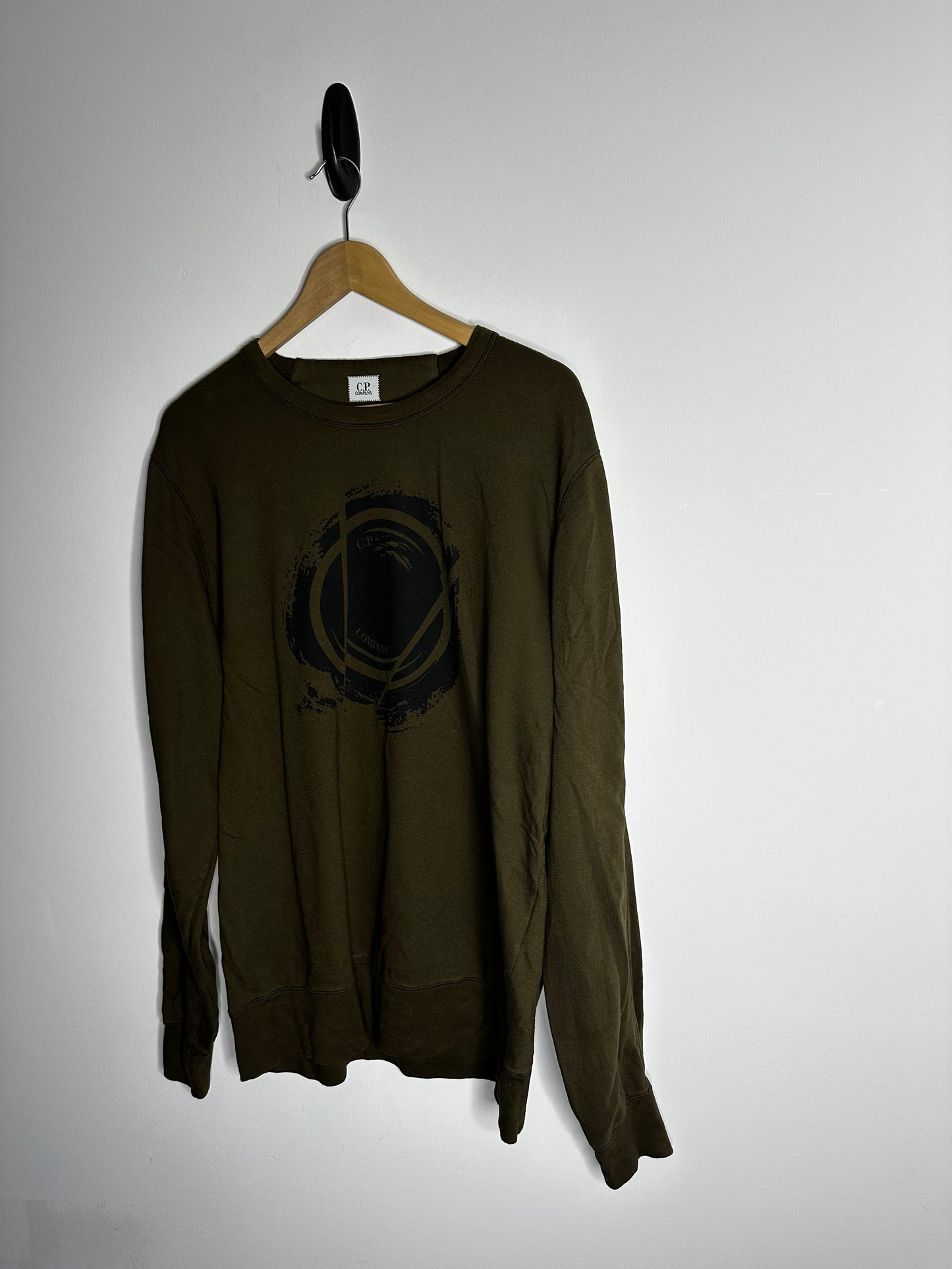 C.P. Company Khaki Lens Print Sweatshirt - XXL