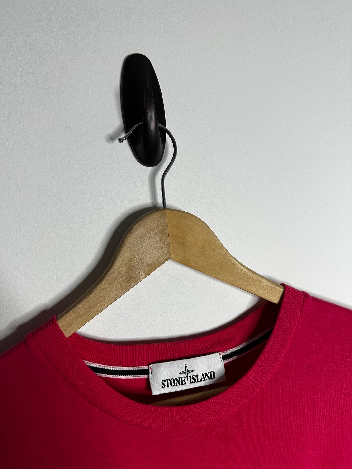 Stone Island Pink Graphic Print T - Shirt - Medium