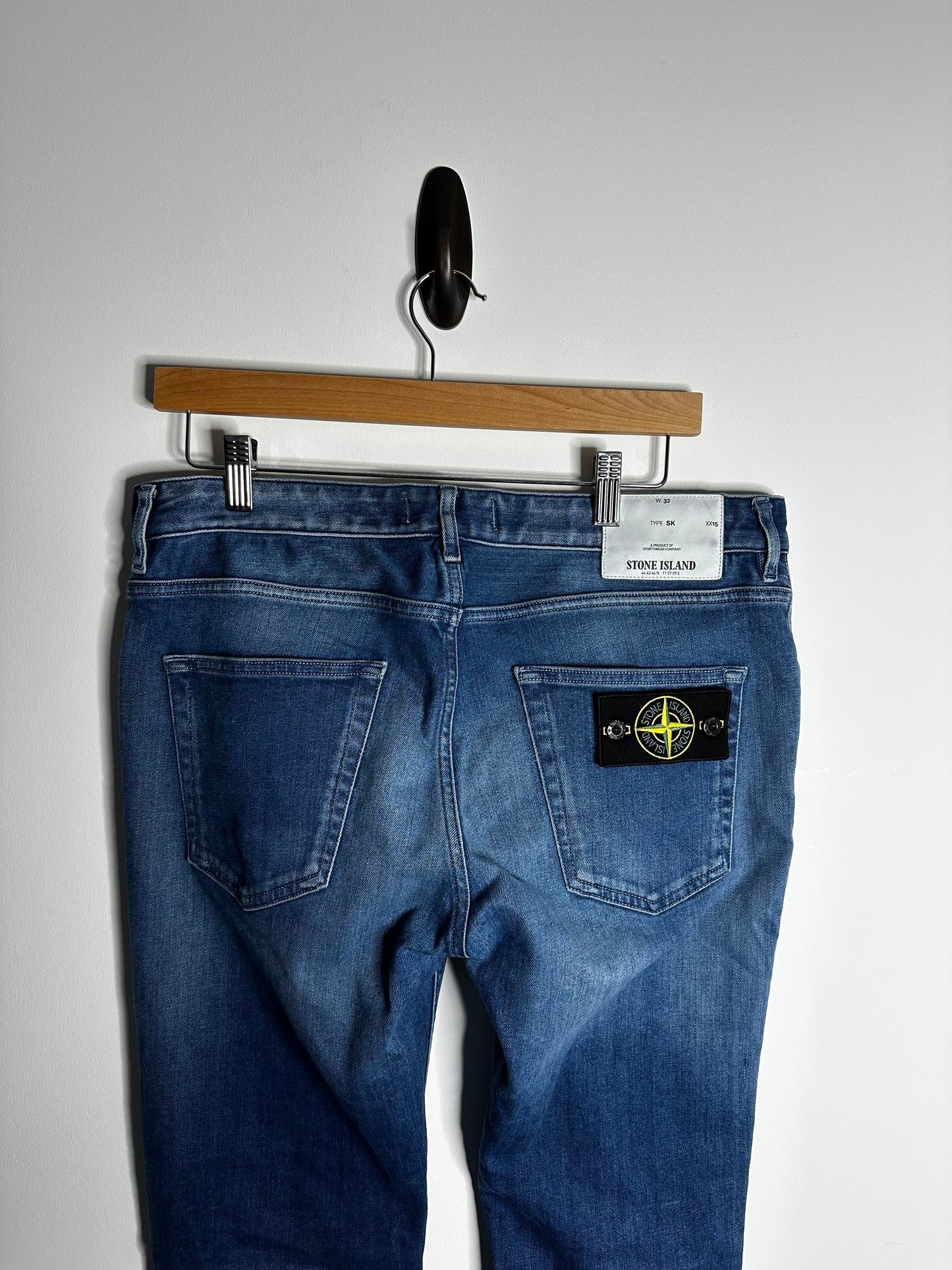 Stone Island Blue Denim Jeans - 32 Waist / 34 Leg