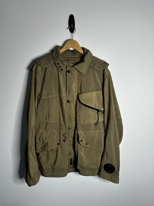 C.P. Company Sand Quartz La Mille Goggle Jacket - Large