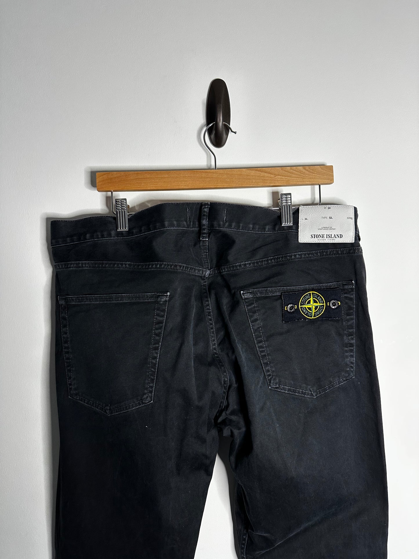 Stone Island Black Jeans - 38 Waist / 34 Leg
