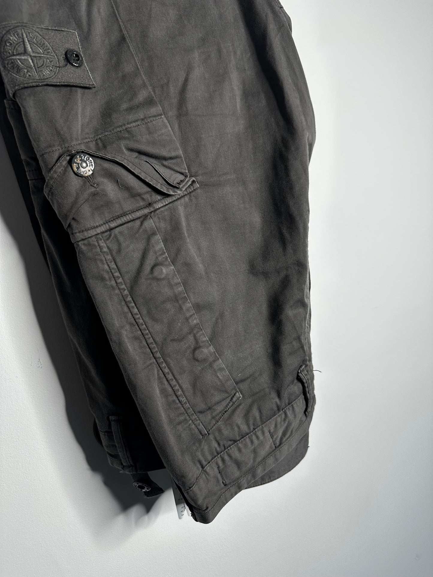 Stone Island Grey Ghost Cargo Trousers - 32" Waist