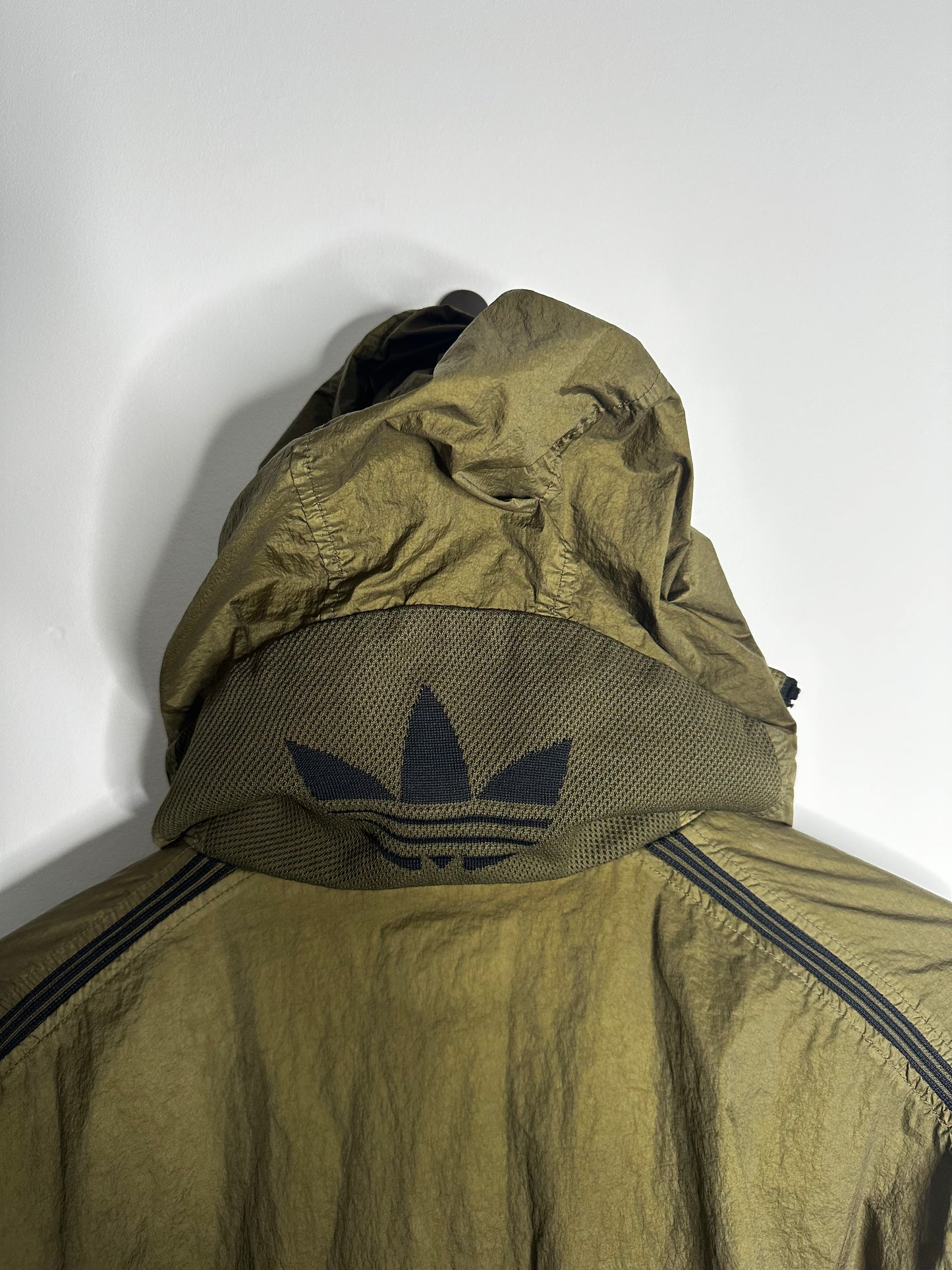 C.P. Company x Adidas Originals Green Chrome Explorer Goggle Jacket - Small