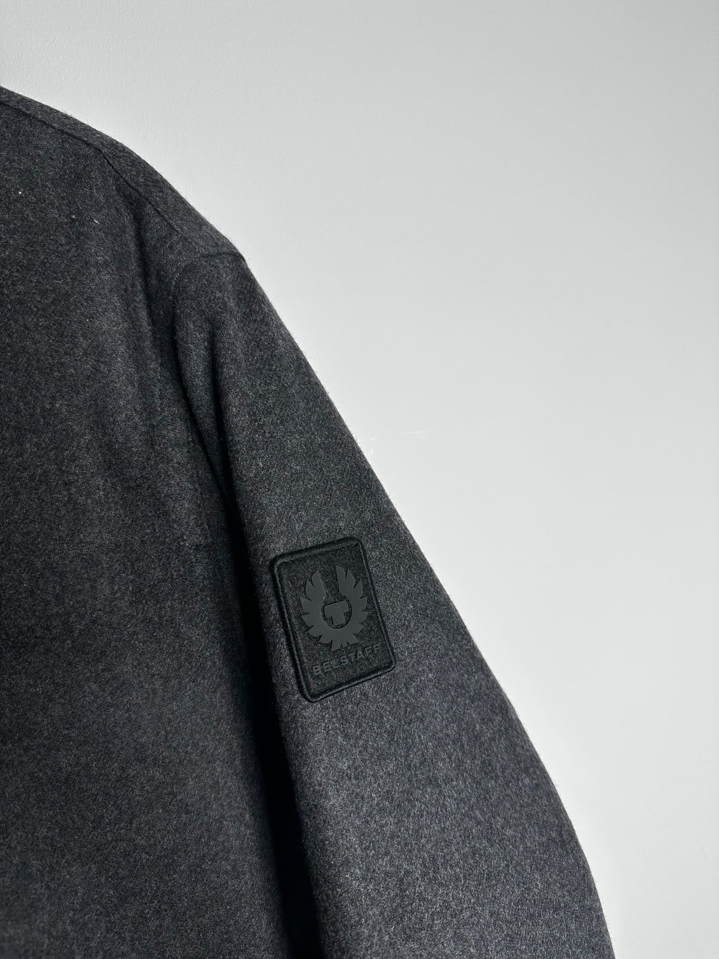 Belstaff Grey Palmer Wool Blend Jacket - XXL