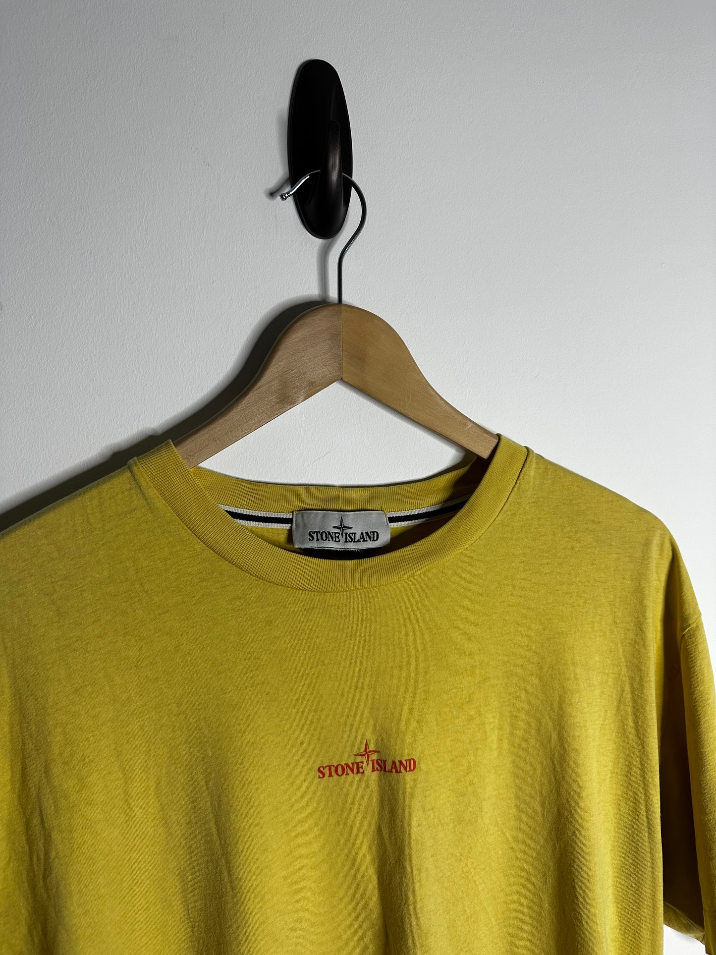 Stone Island Yellow Graphic Print T - Shirt - Extra Large