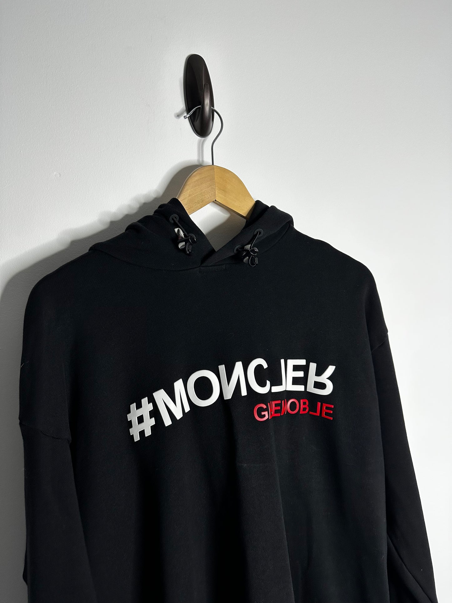 Moncler Grenoble Black Pullover Hoodie - Medium