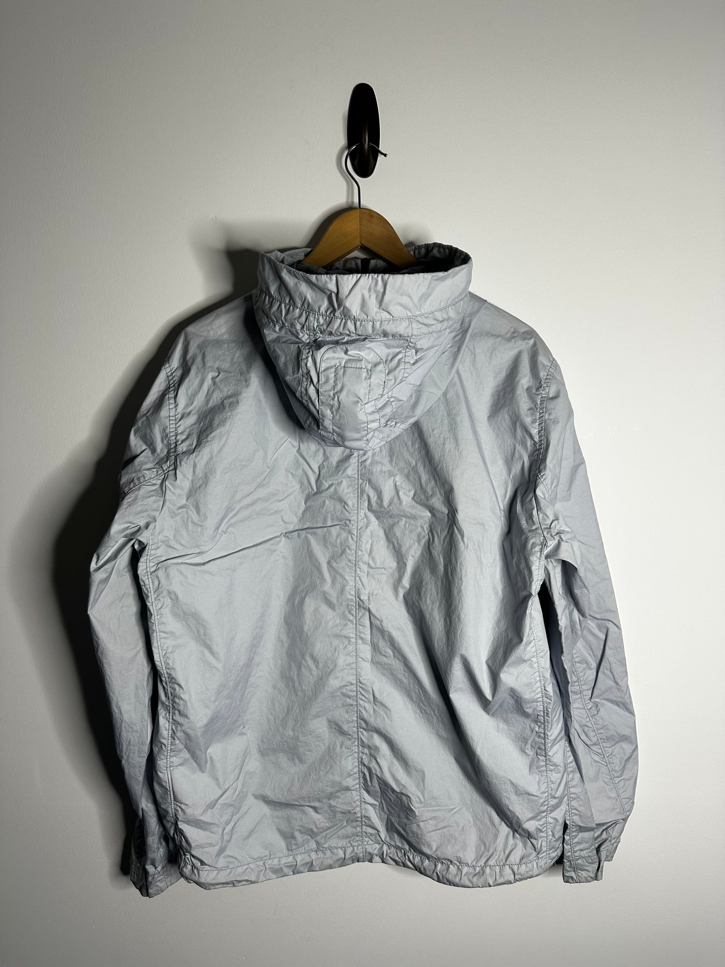 Stone Island Blue Membrana 3L TC Hooded Jacket - Large