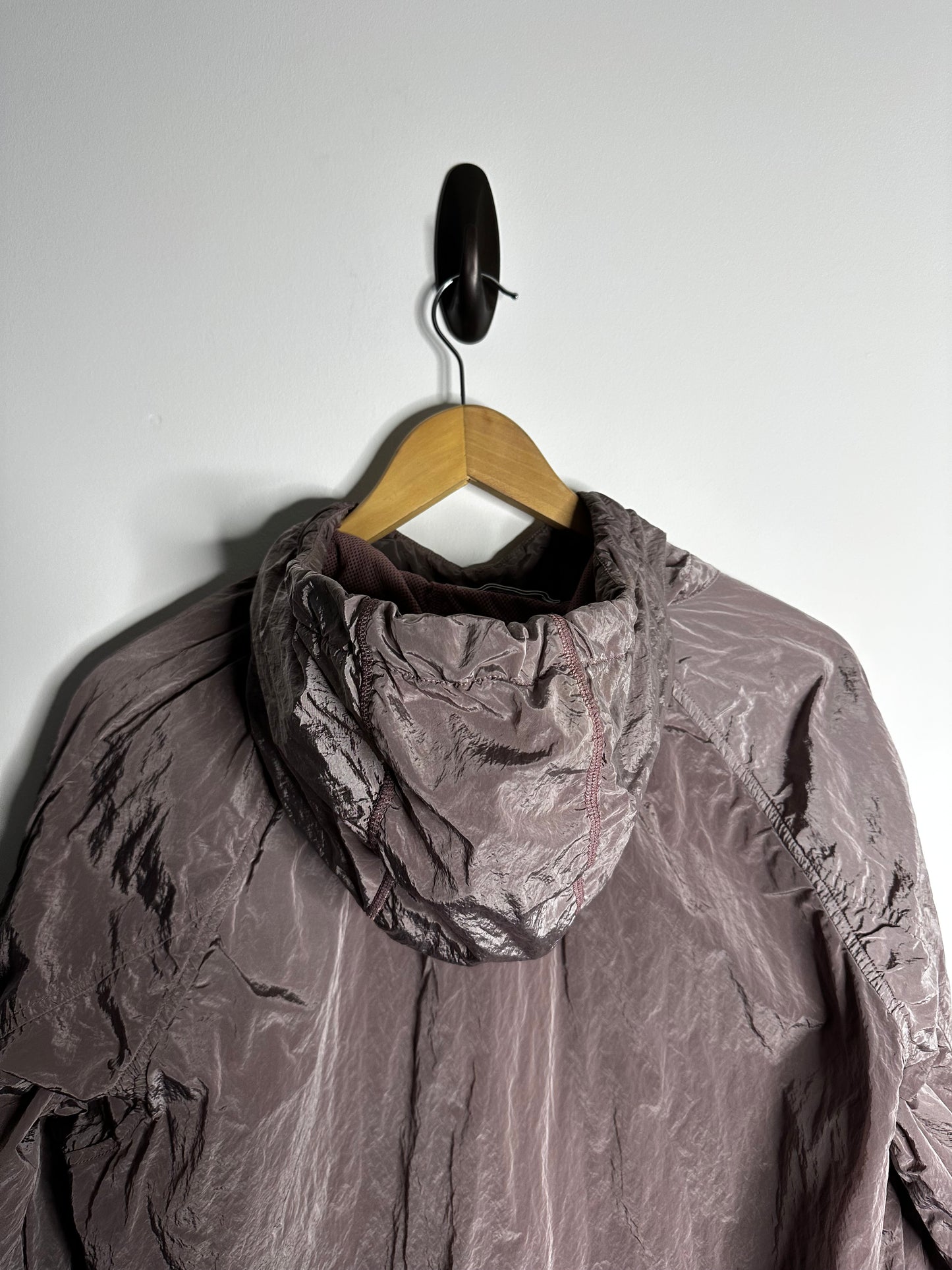 Stone Island Rose Quartz Nylon Metal Pullover Smock - Medium