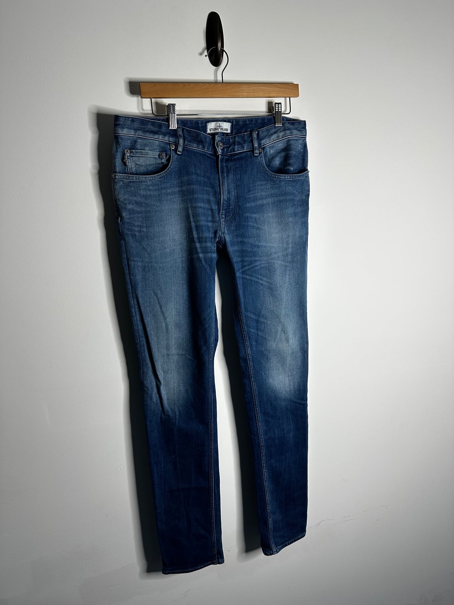 Stone Island Blue Denim Jeans - 32 Waist / 34 Leg