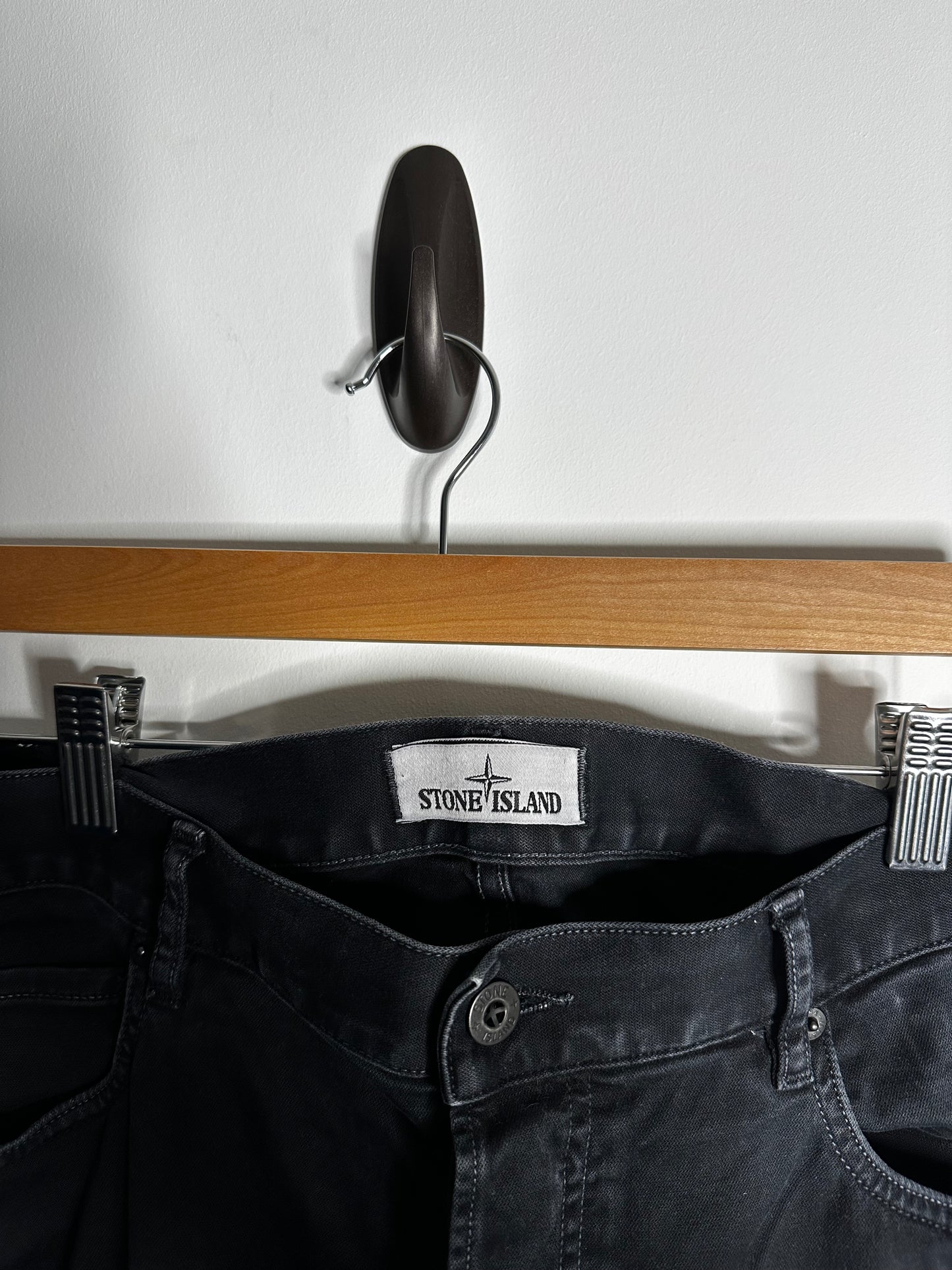 Stone Island Black Jeans - 38 Waist / 34 Leg