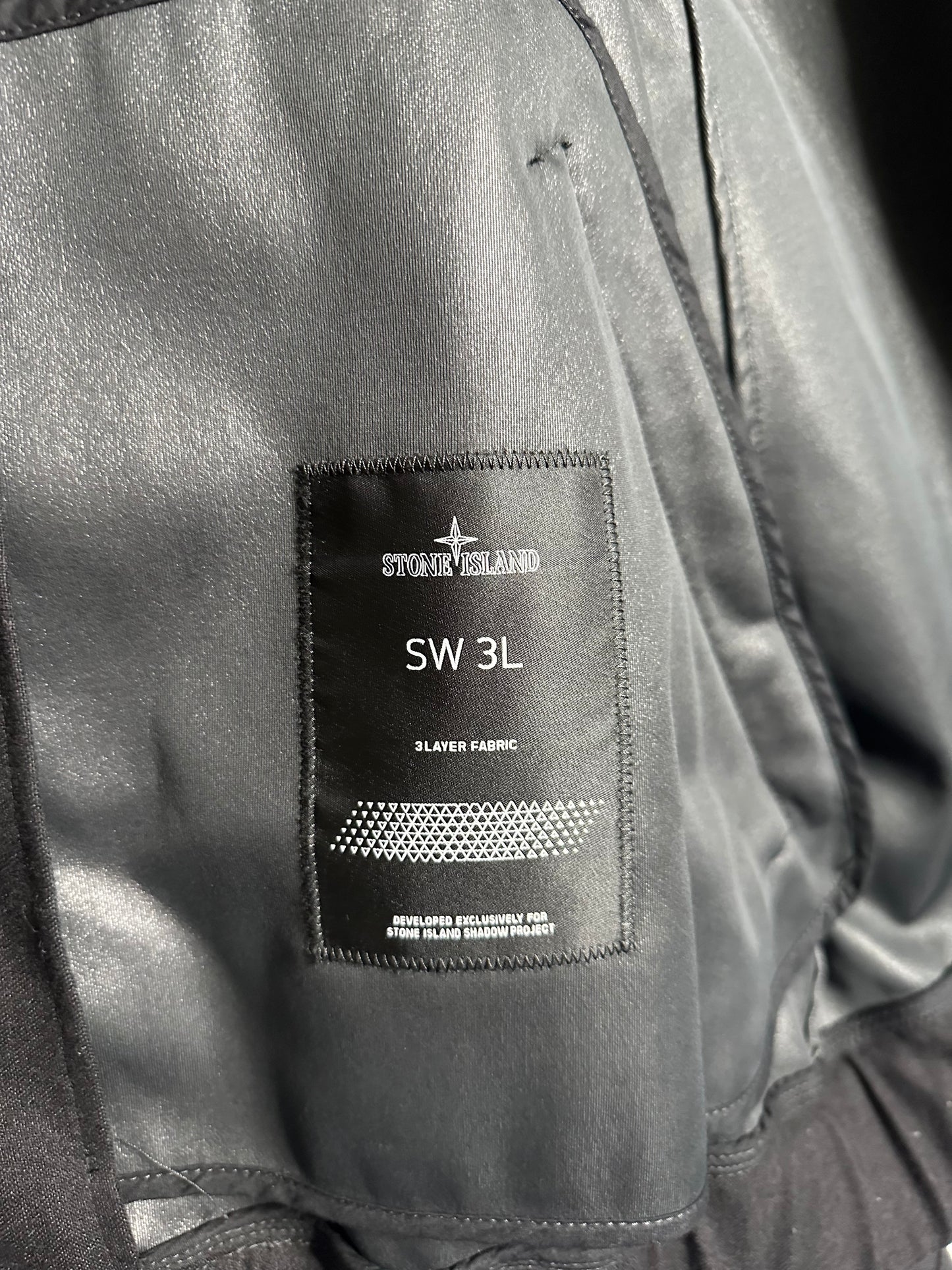 Stone Island Shadow Project Black SW 3L Jacket - XXL