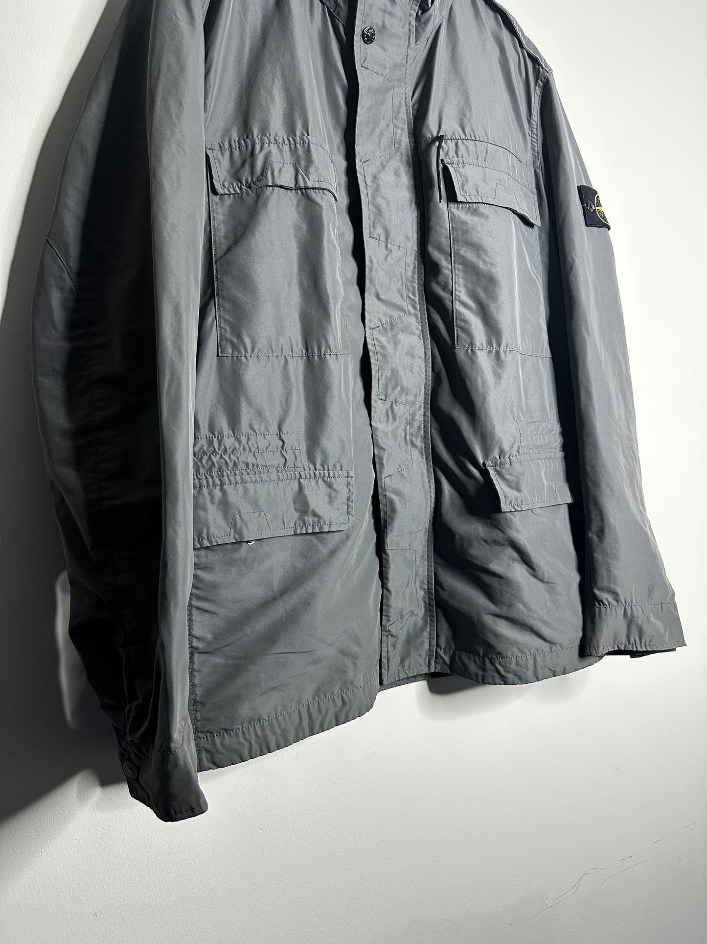 Stone Island Grey Micro Reps Field Jacket - XXL