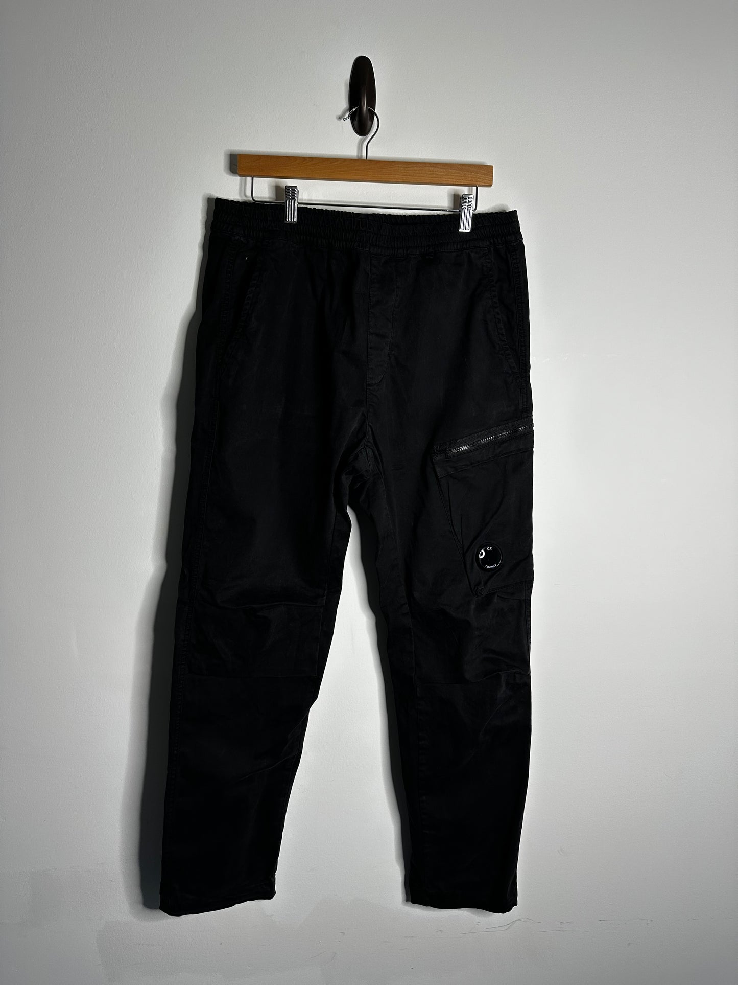 C.P. Company Black Cargo Trousers - Extra Large