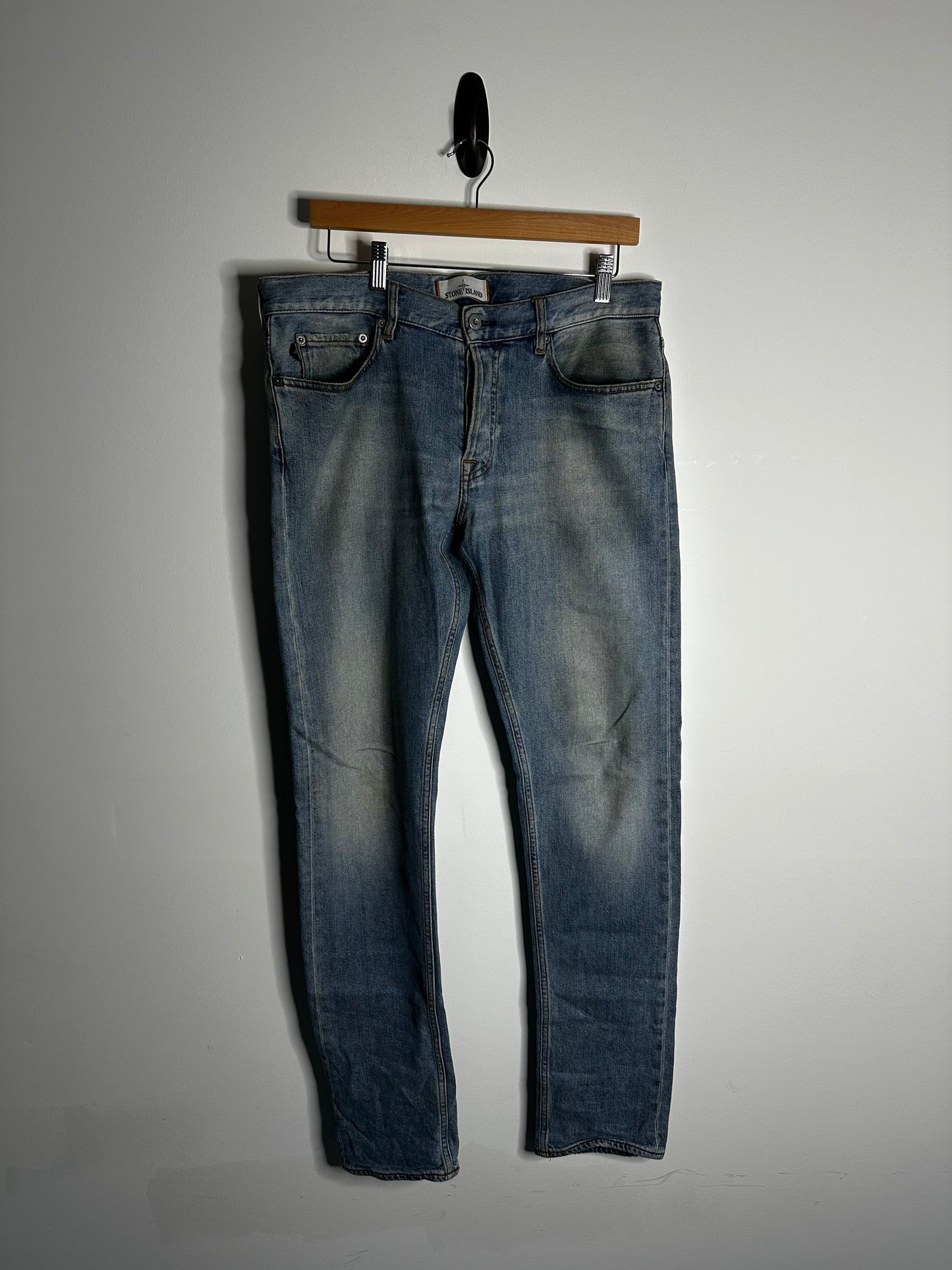 Stone Island Light Blue Denim Jeans - 32 Waist / 34 Leg