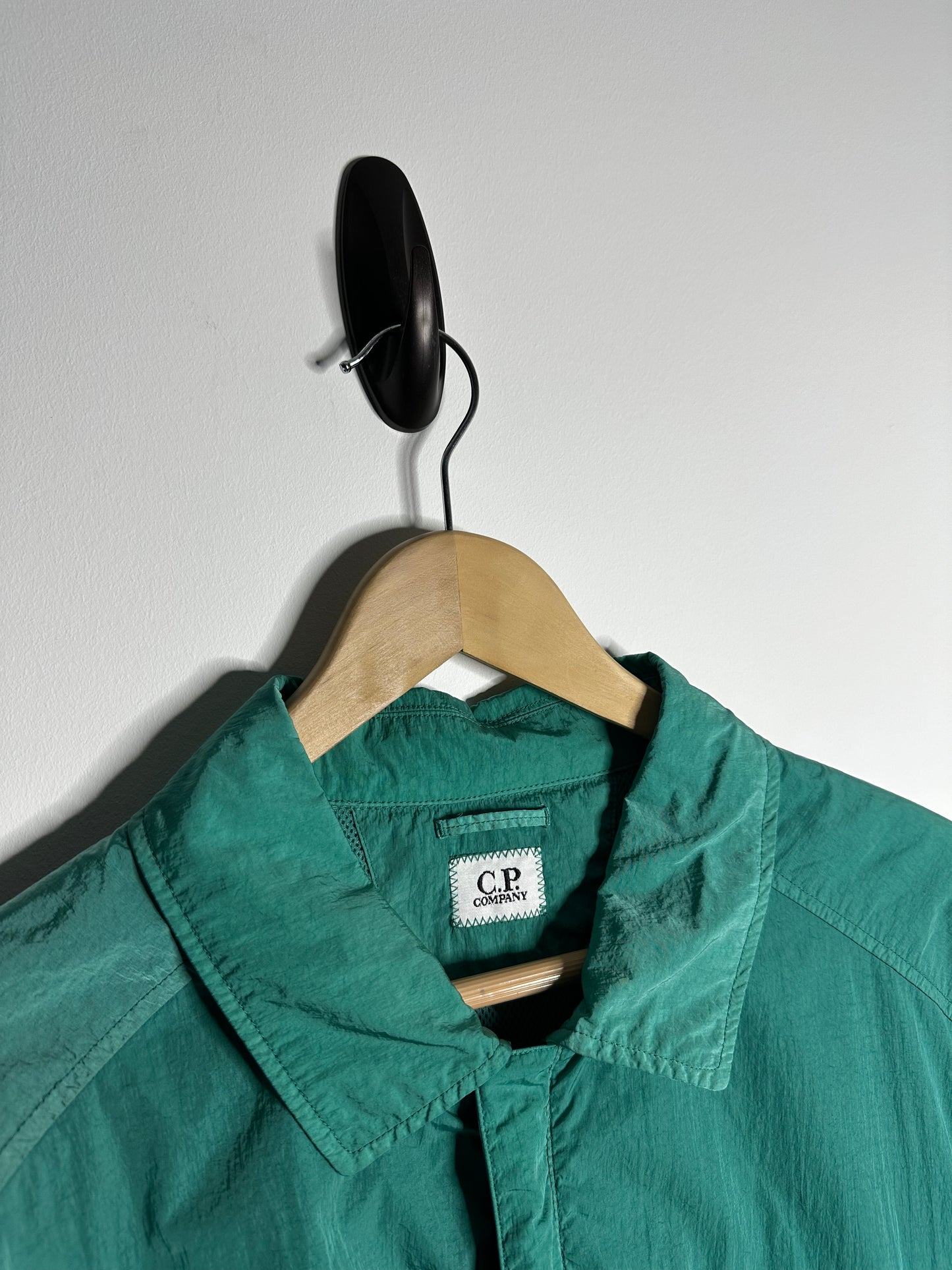 C.P. Company Green Chrome - R Nylon Overshirt - Large