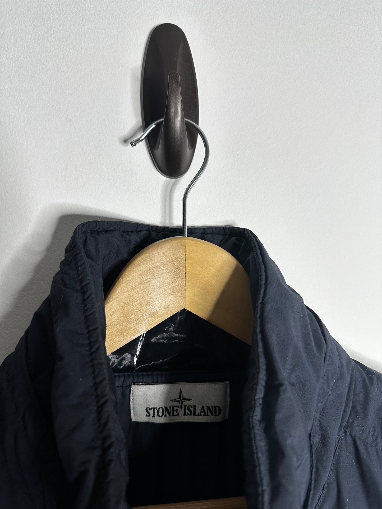 Stone Island Navy Naslan Light Watro Primaloft Field Jacket - Extra Large