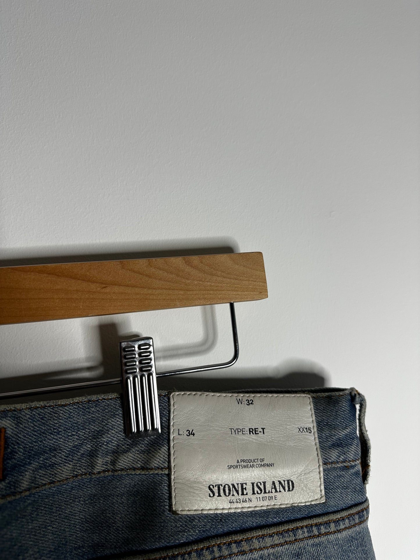 Stone Island Light Blue Denim Jeans - 32 Waist / 34 Leg