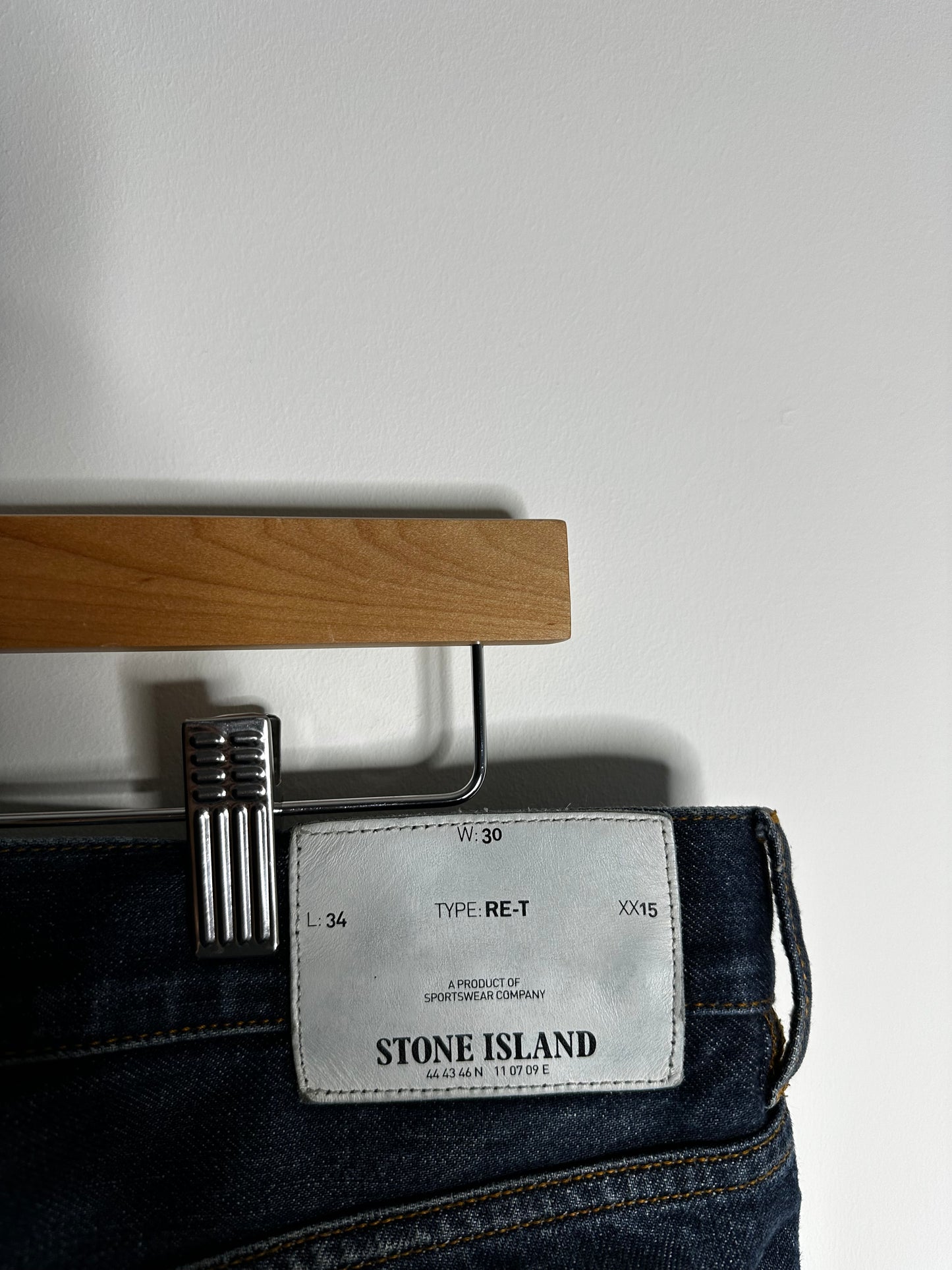 Stone Island Blue Denim Jeans - 30 Waist / 34 Leg