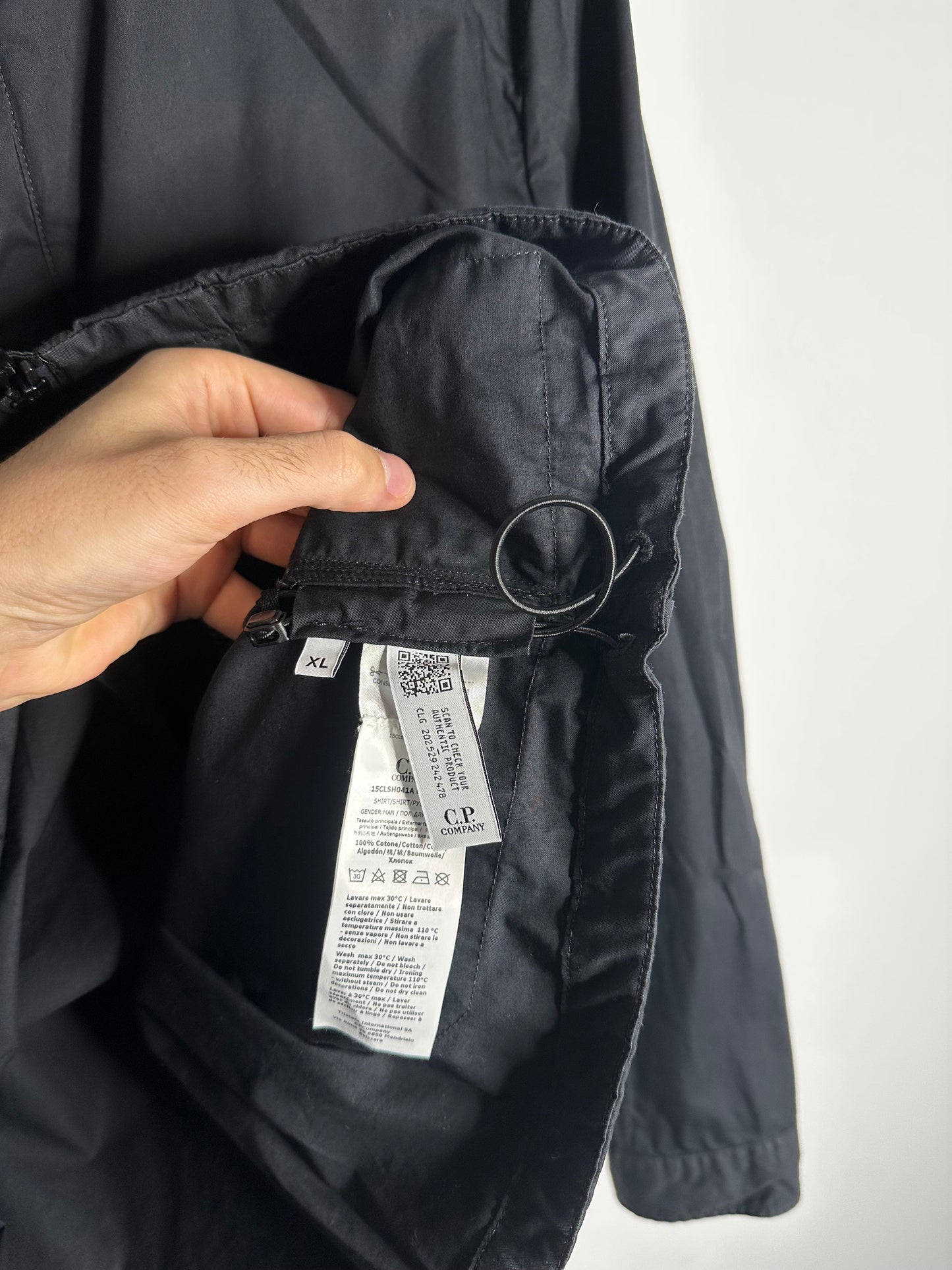 C.P. Company Black Metropolis Series Overshirt - Extra Large