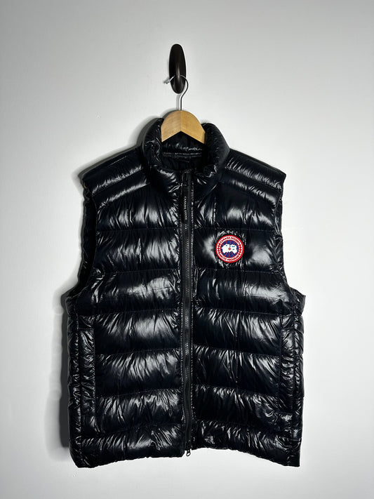 Canada Goose Black Crofton Down Gilet - Large