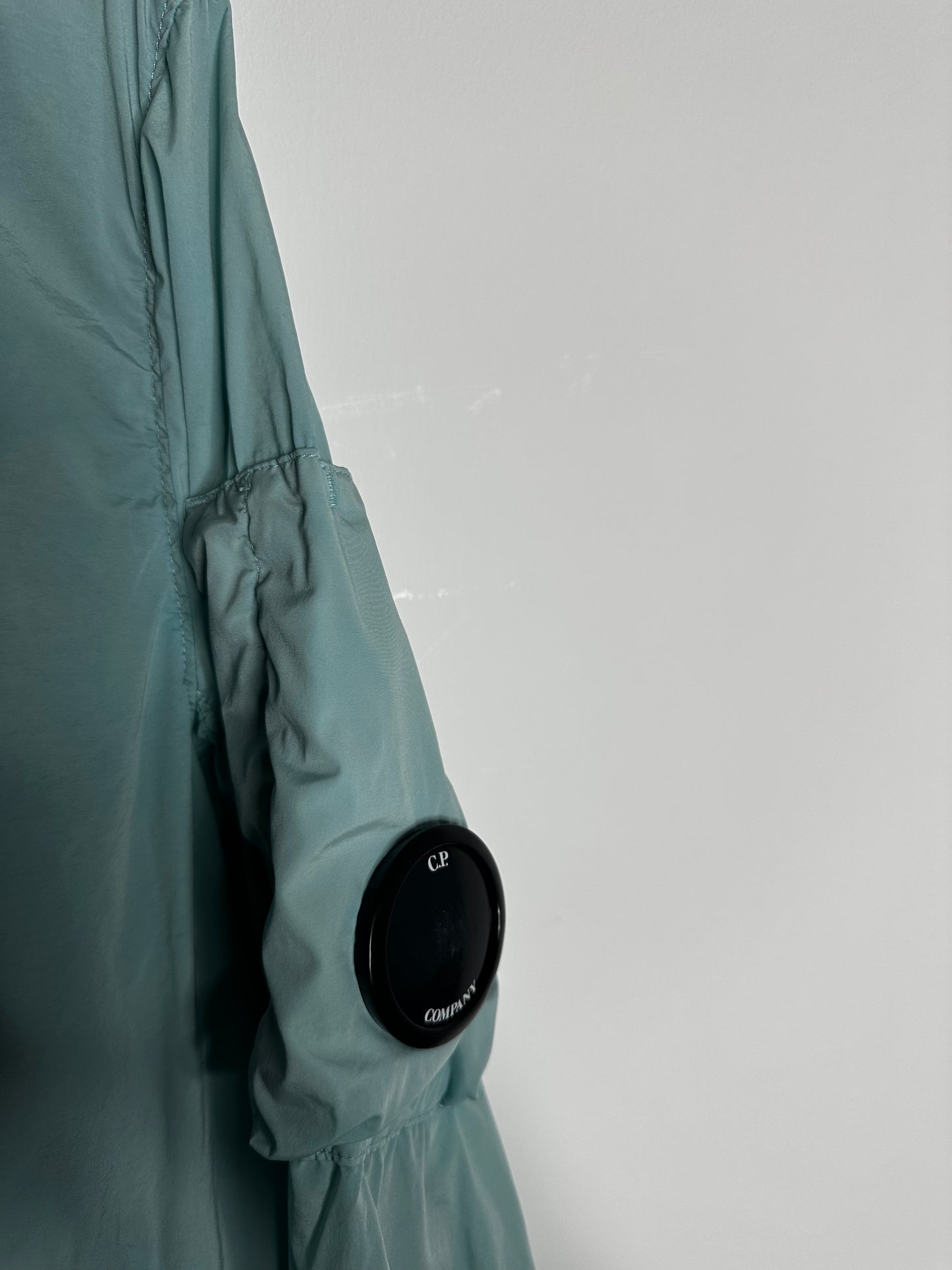 C.P. Company Light Blue Nycra Bomber Jacket - Large