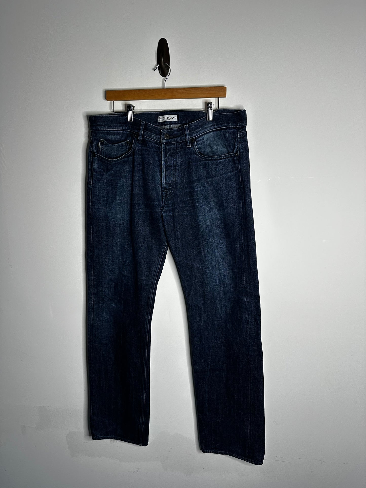 Stone Island Blue Denim Jeans - 36 Waist / 34 Leg