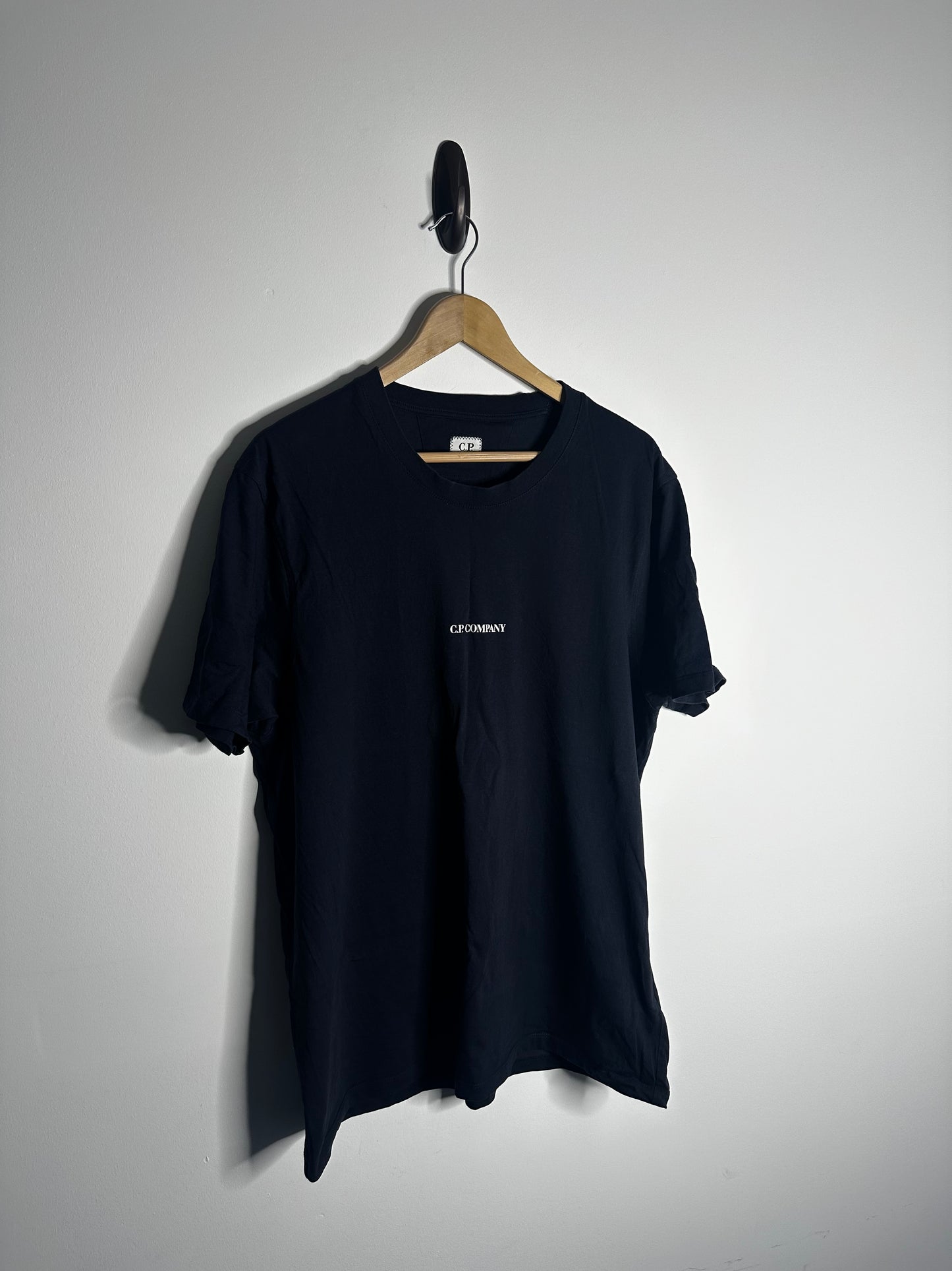 C.P. Company Navy Front Print T - Shirt - XXL