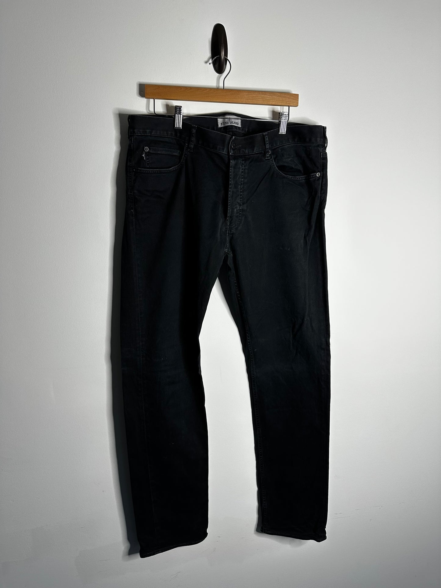 Stone Island Black Jeans - 38 Waist / 34 Leg