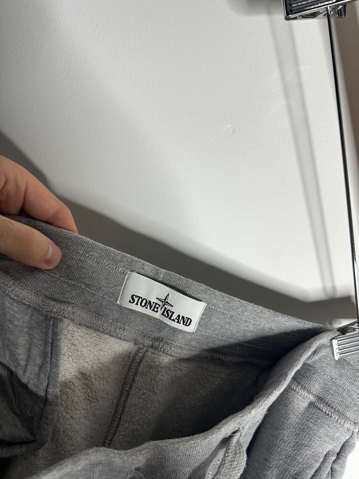 Stone Island Grey Full Tracksuit Zip Hoodie & Tracksuit Bottoms - Medium