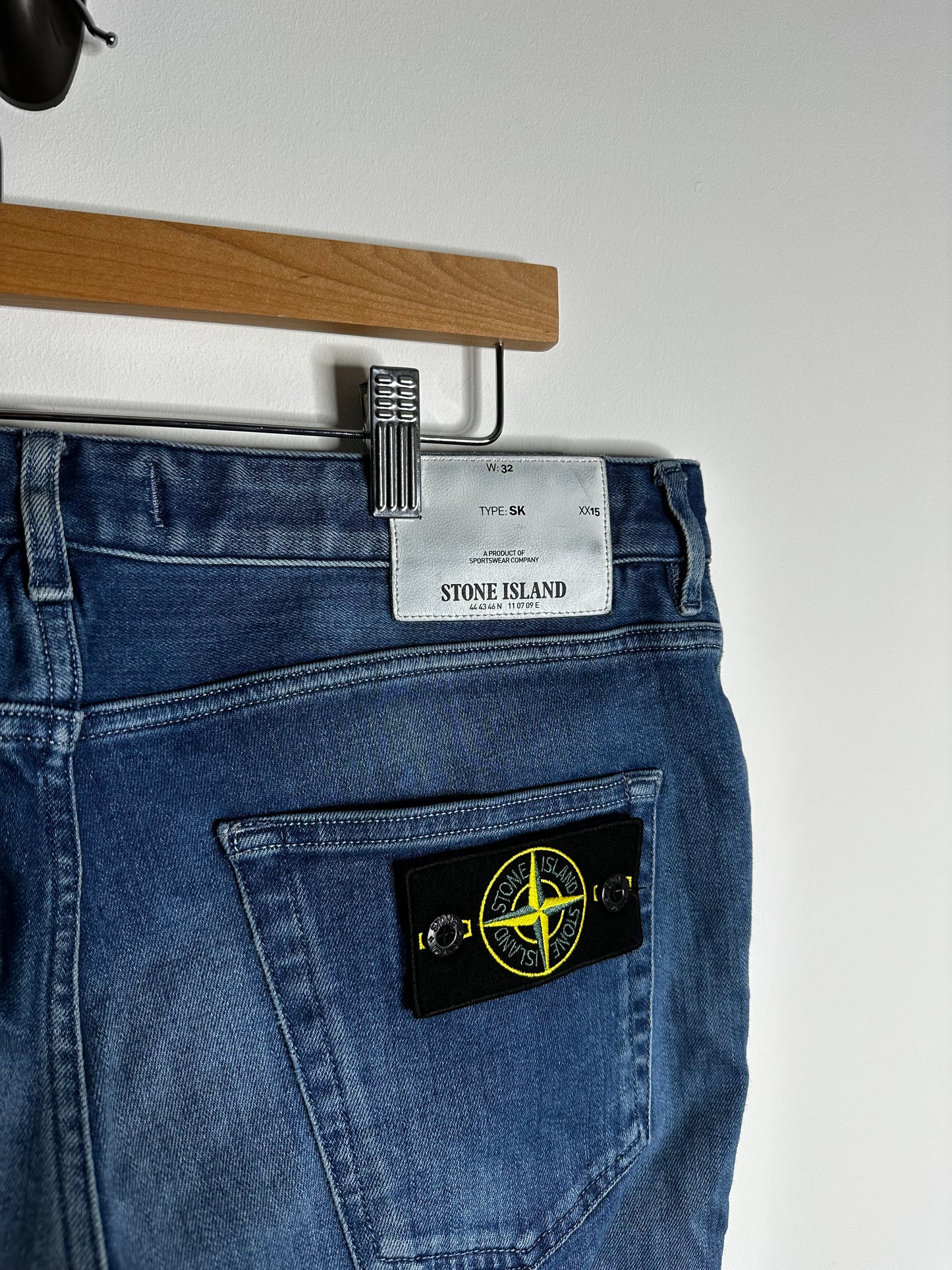 Stone Island Blue Denim Jeans - 32 Waist / 34 Leg