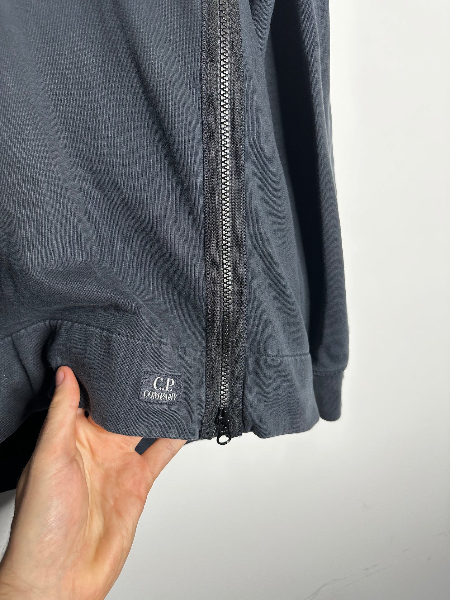 C.P. Company Black Pullover Goggle Hoodie - Medium