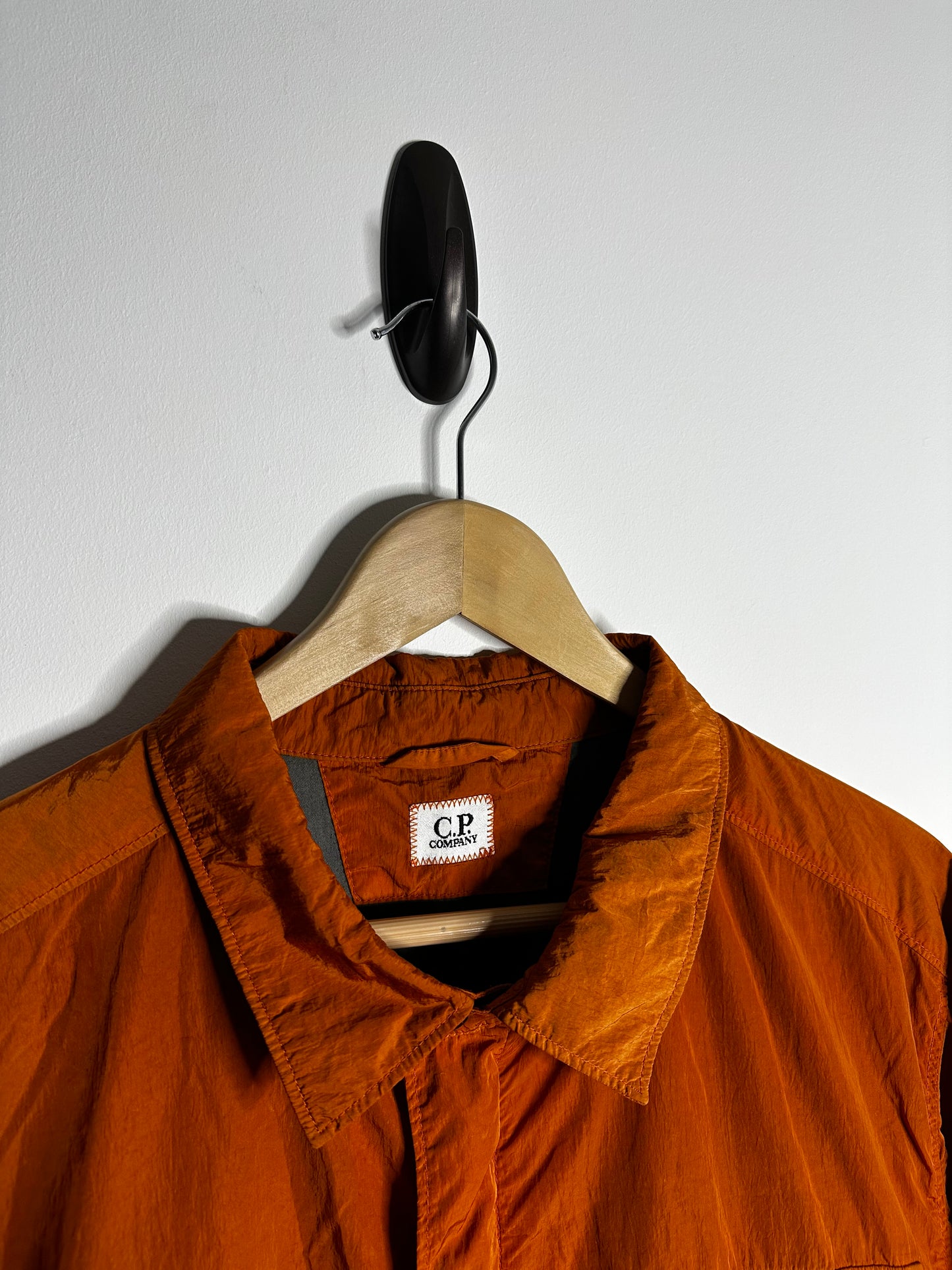 C.P. Company Orange Chrome Lined Overshirt - Extra Large